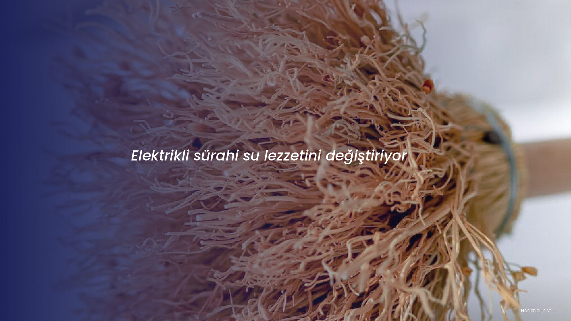 Elektrikli sürahi su lezzetini değiştiriyor