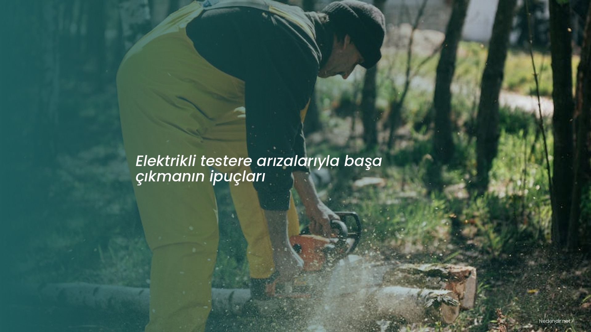 Elektrikli testere arızalarıyla başa çıkmanın ipuçları