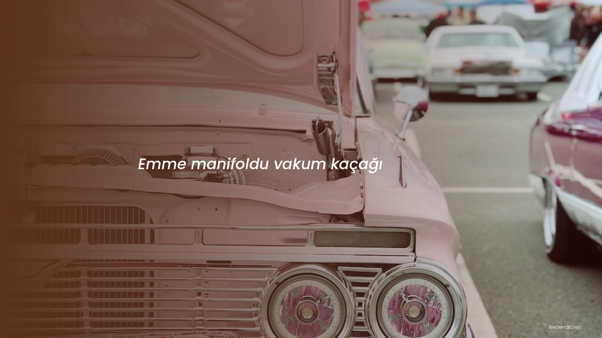 Emme manifoldu vakum kaçağı