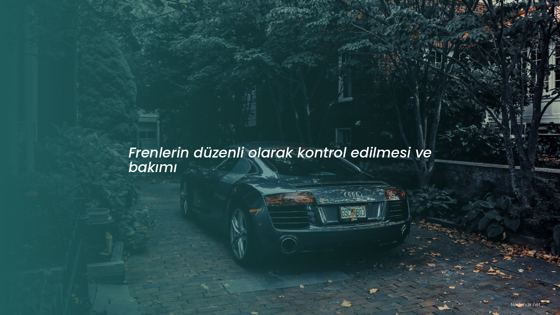 Frenlerin düzenli olarak kontrol edilmesi ve bakımı