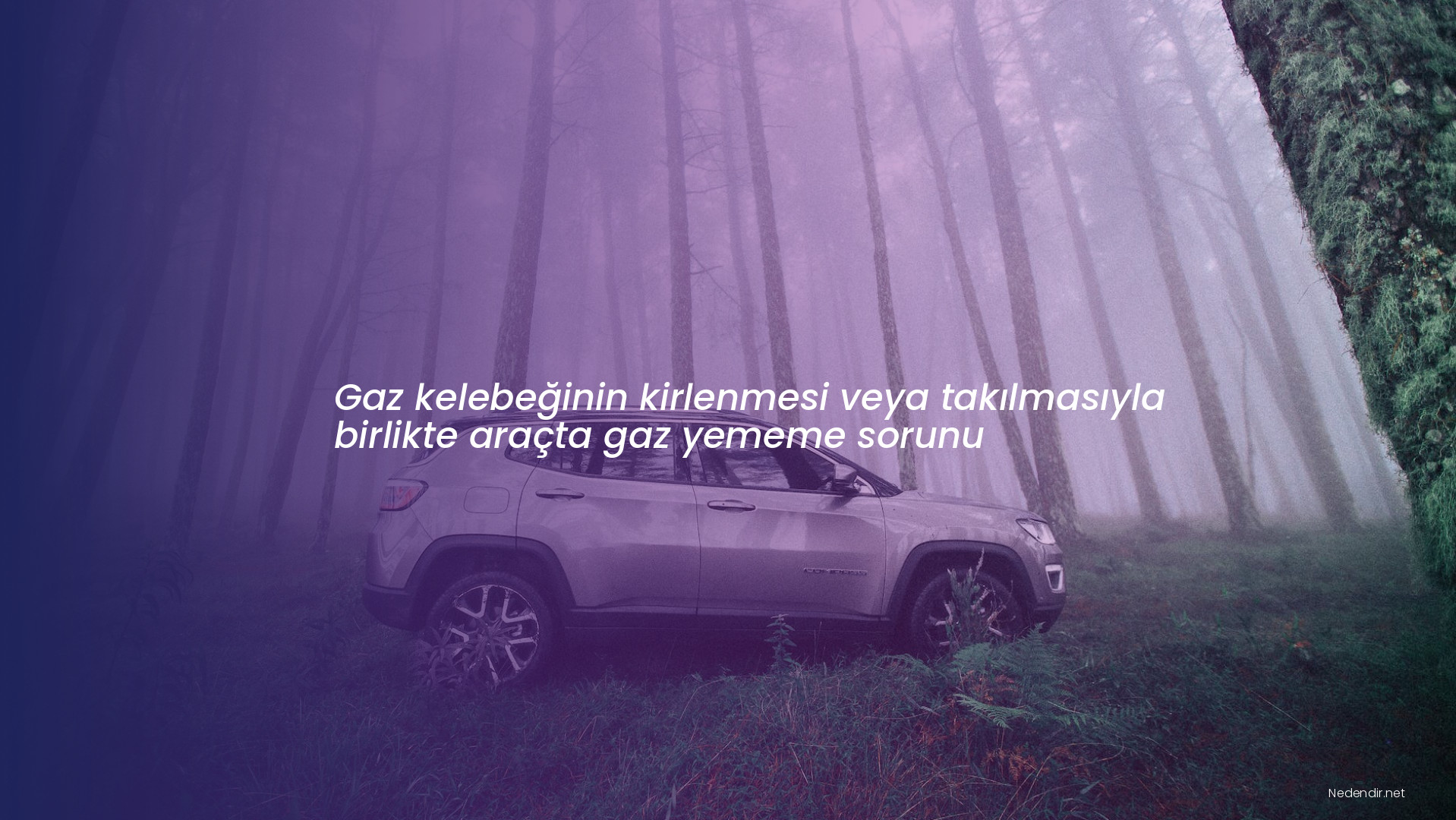 Gaz kelebeğinin kirlenmesi veya takılmasıyla birlikte araçta gaz yememe sorunu