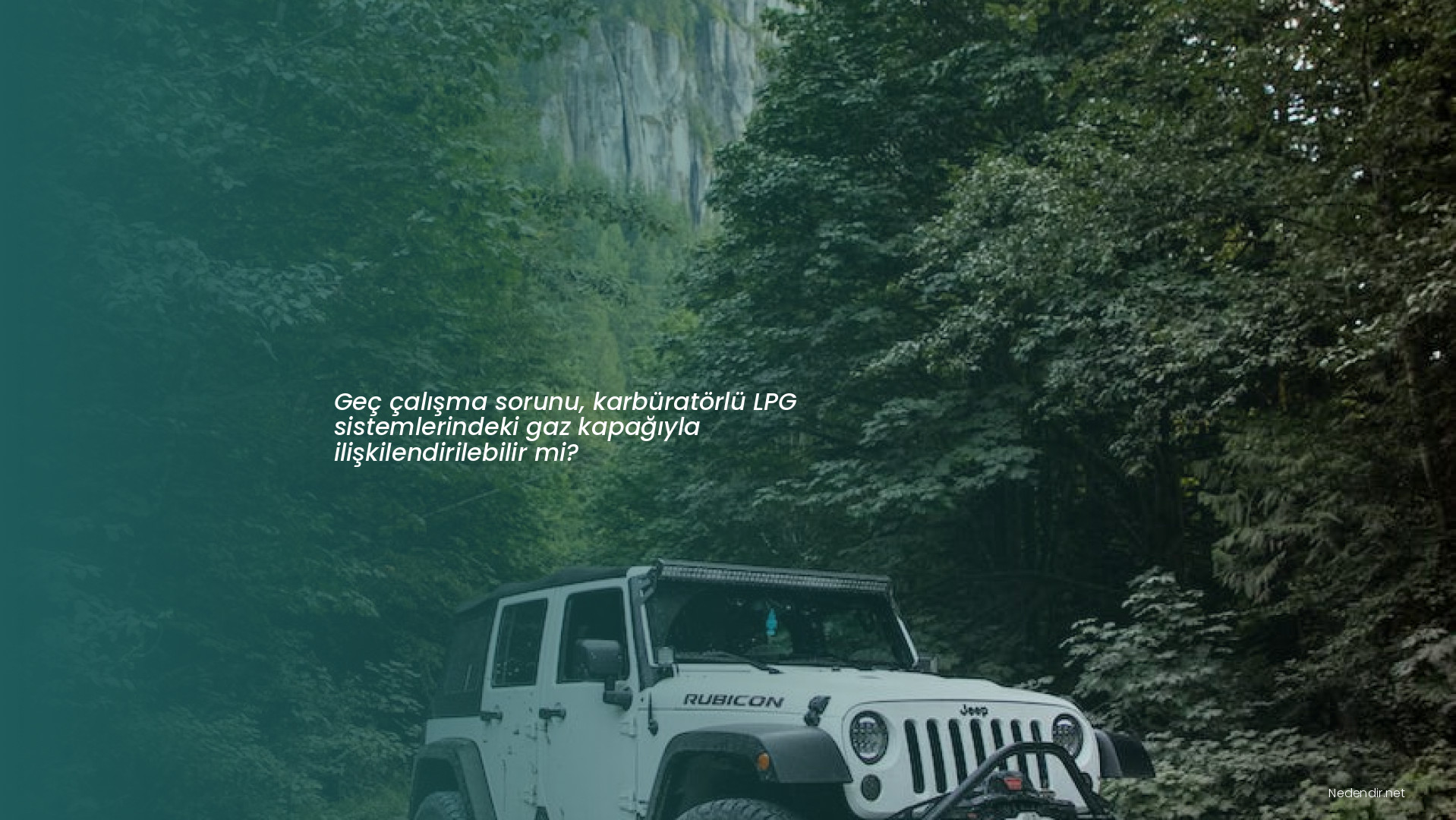 Geç çalışma sorunu, karbüratörlü LPG sistemlerindeki gaz kapağıyla ilişkilendirilebilir mi?