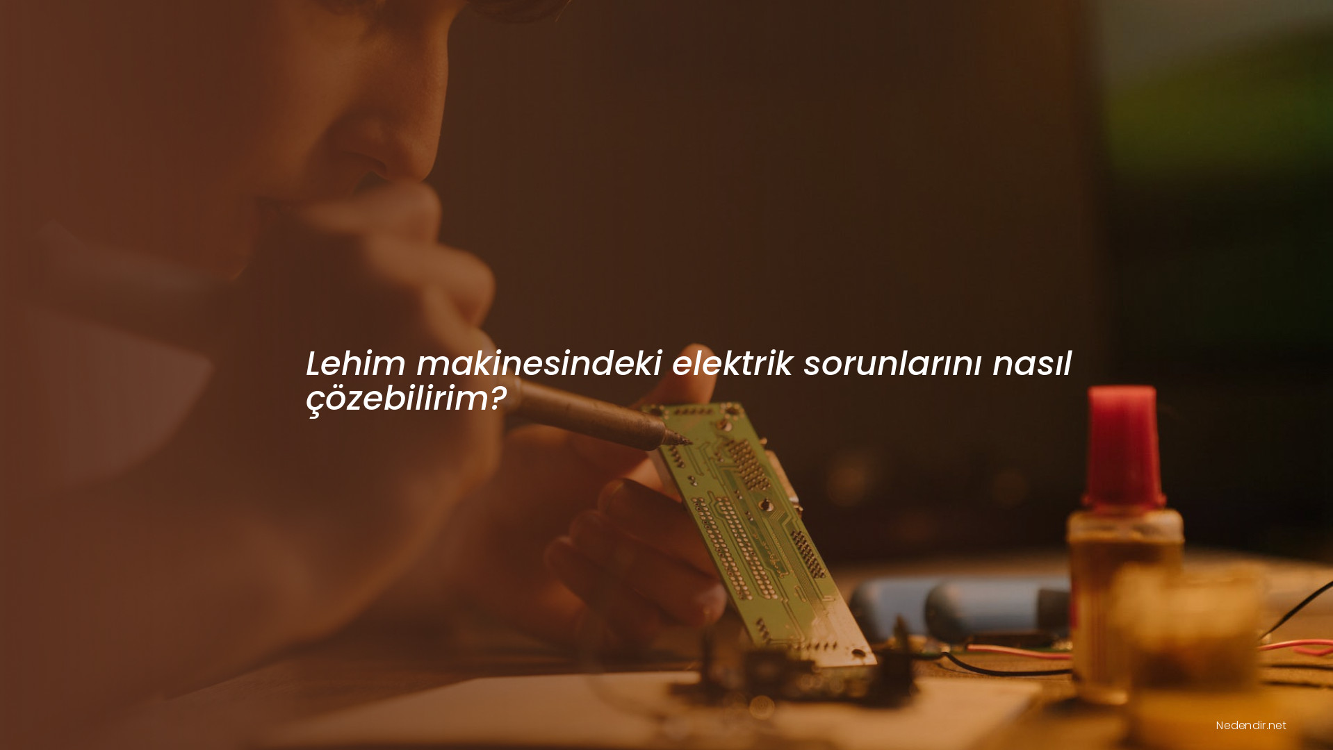 Lehim makinesindeki elektrik sorunlarını nasıl çözebilirim? Lehim makinesindeki elektrik sorunlarını nasıl çözebilirim?