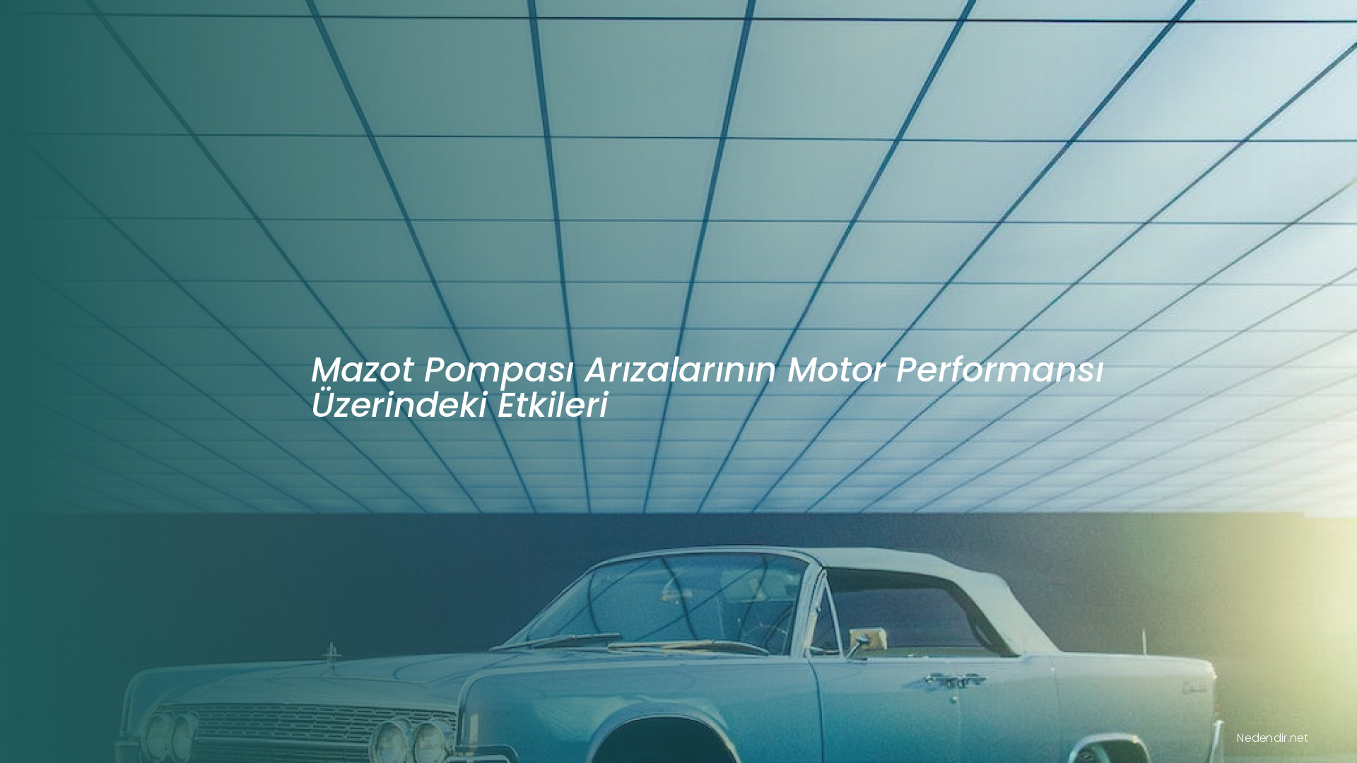 Mazot Pompası Arızalarının Motor Performansı Üzerindeki Etkileri