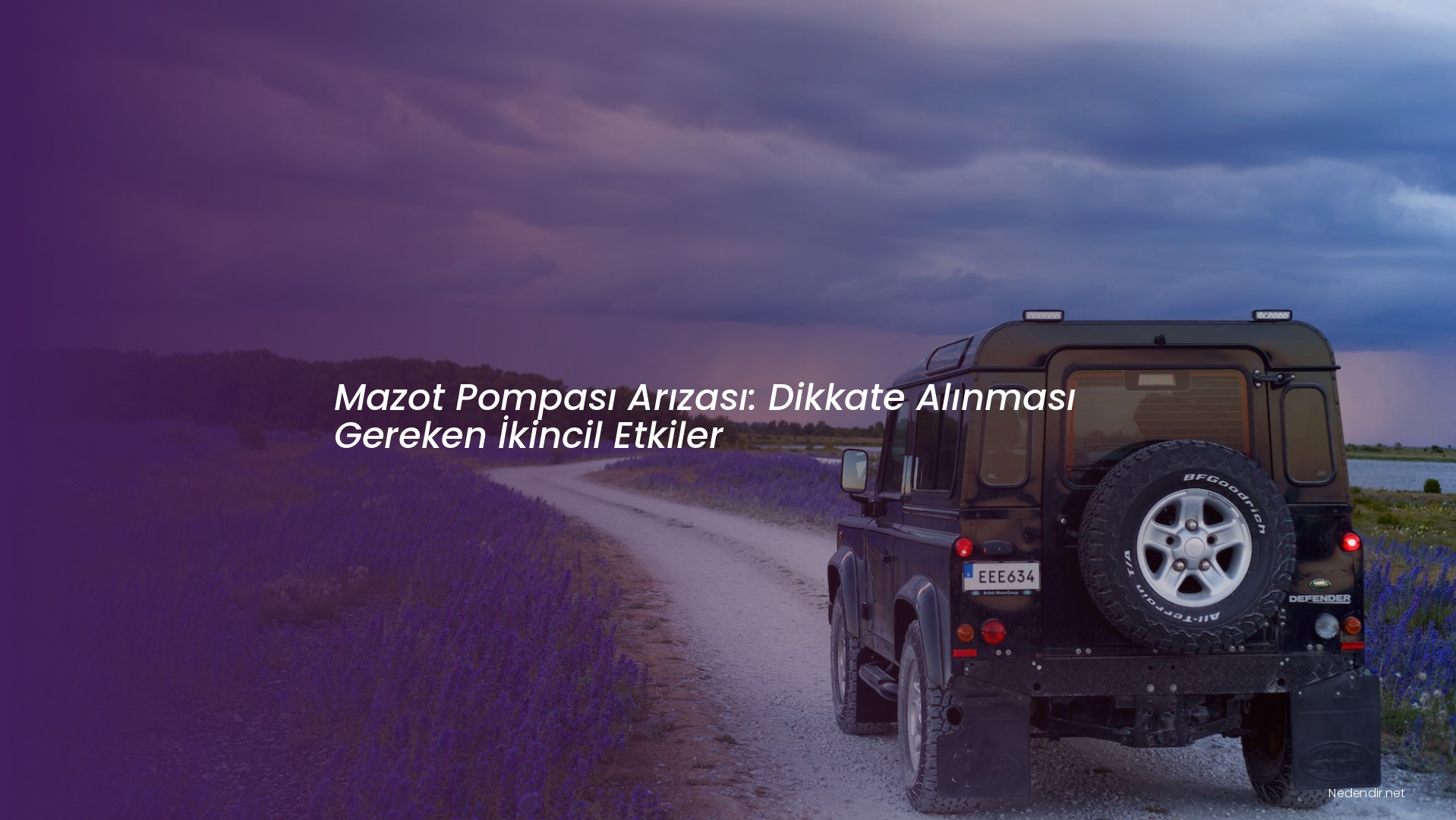 Mazot Pompası Arızası: Dikkate Alınması Gereken İkincil Etkiler