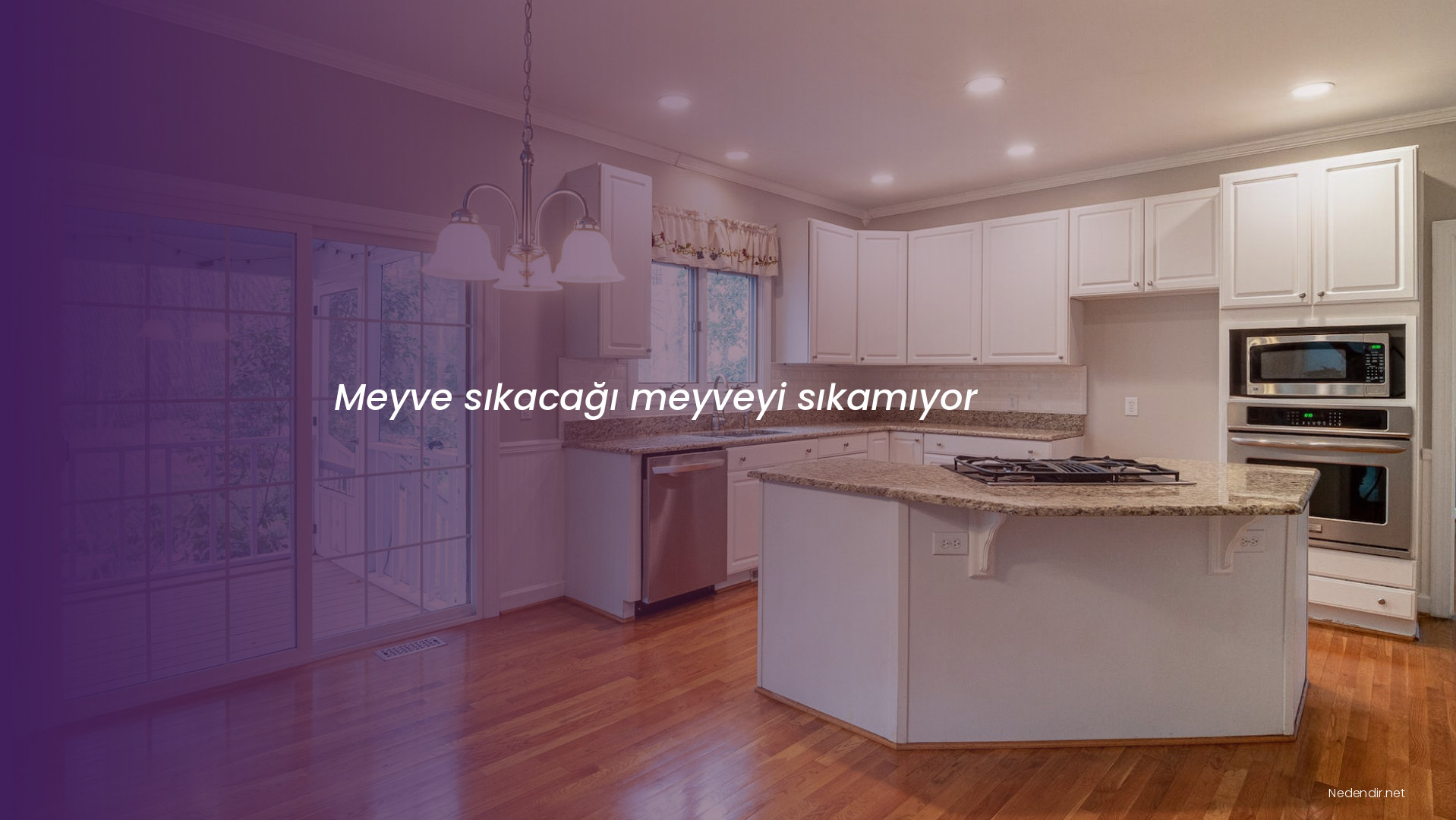 Meyve sıkacağı meyveyi sıkamıyor