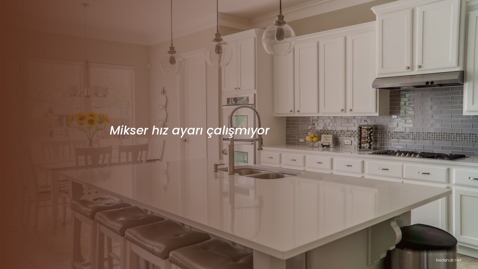 Mikser hız ayarı çalışmıyor