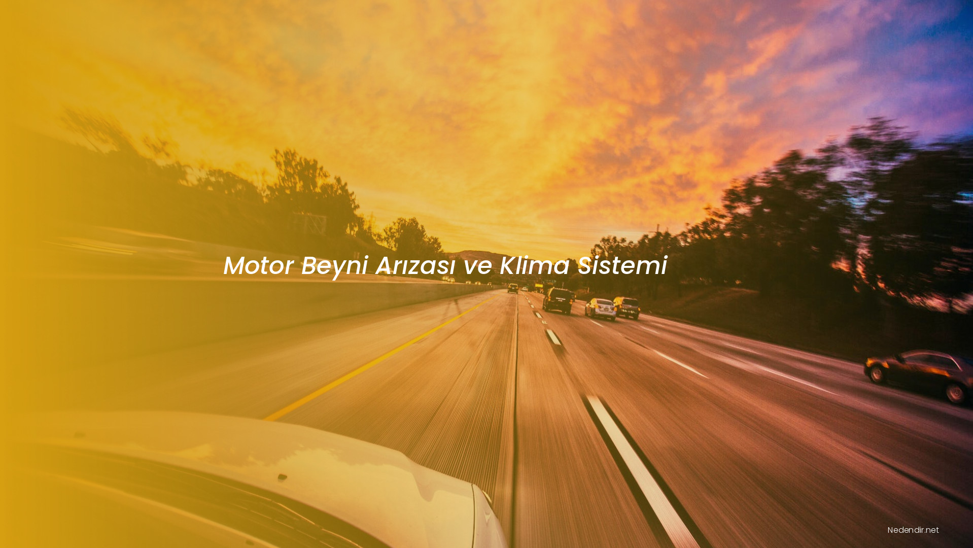 Motor Beyni Arızası ve Klima Sistemi
