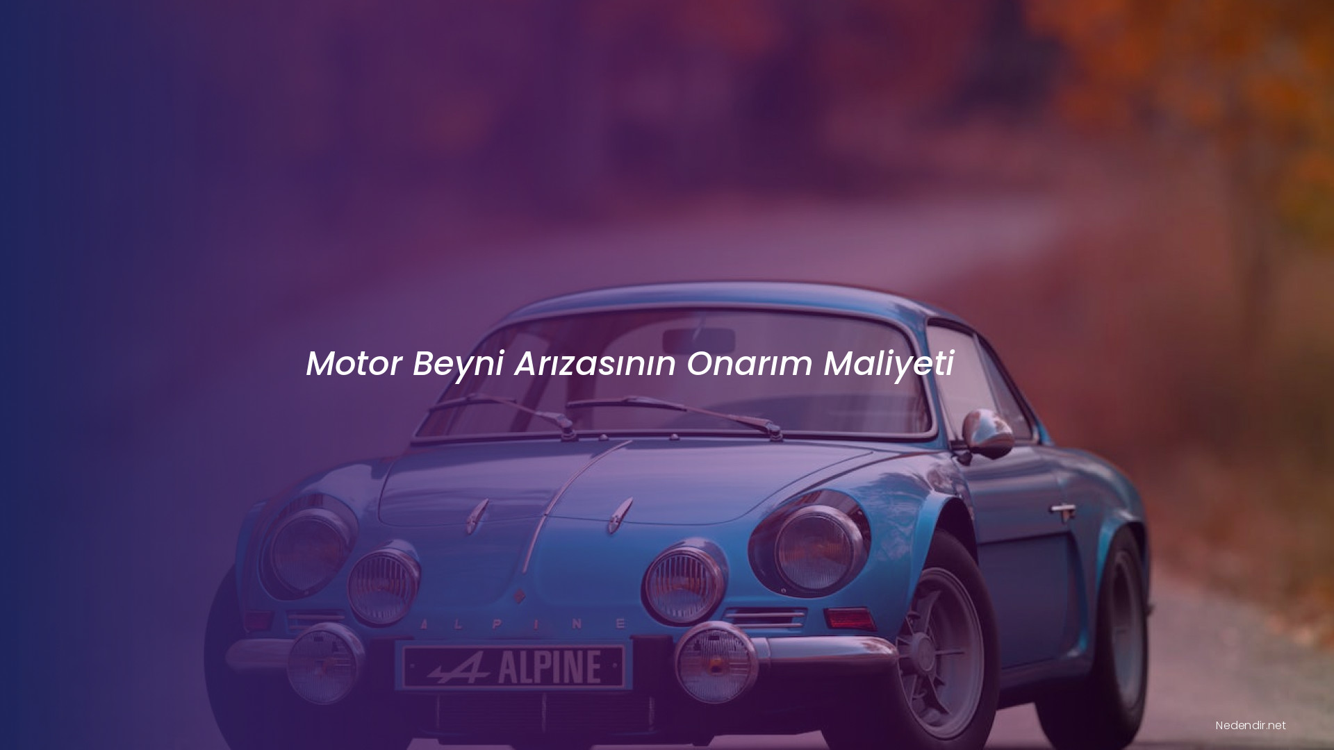 Motor Beyni Arızasının Onarım Maliyeti