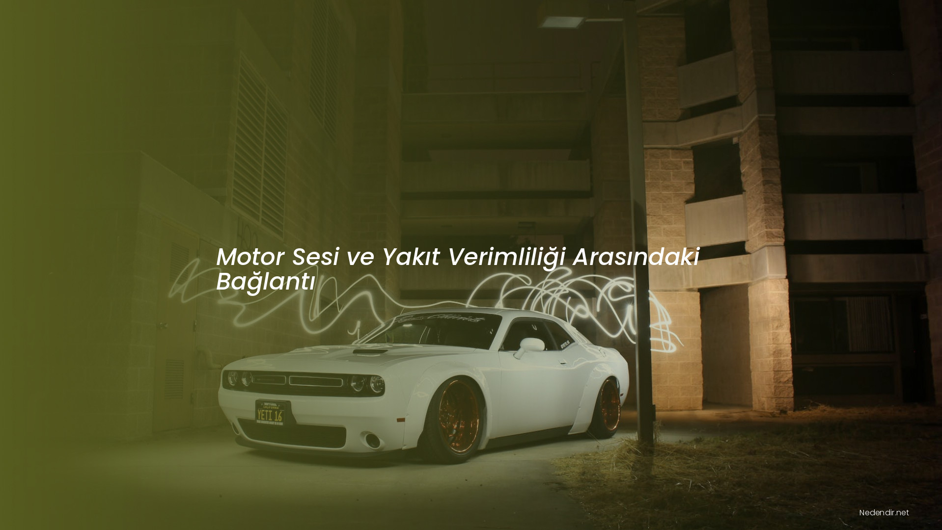 Motor Sesi ve Yakıt Verimliliği Arasındaki Bağlantı