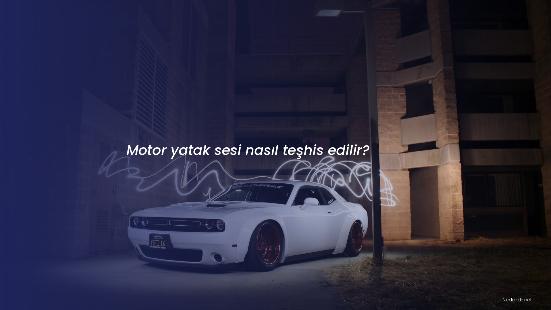 Motor yatak sesi nasıl teşhis edilir?