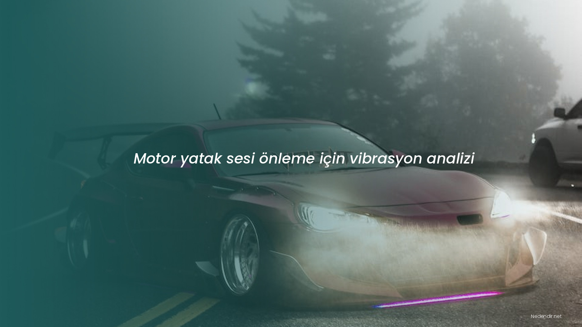 Motor yatak sesi önleme için vibrasyon analizi