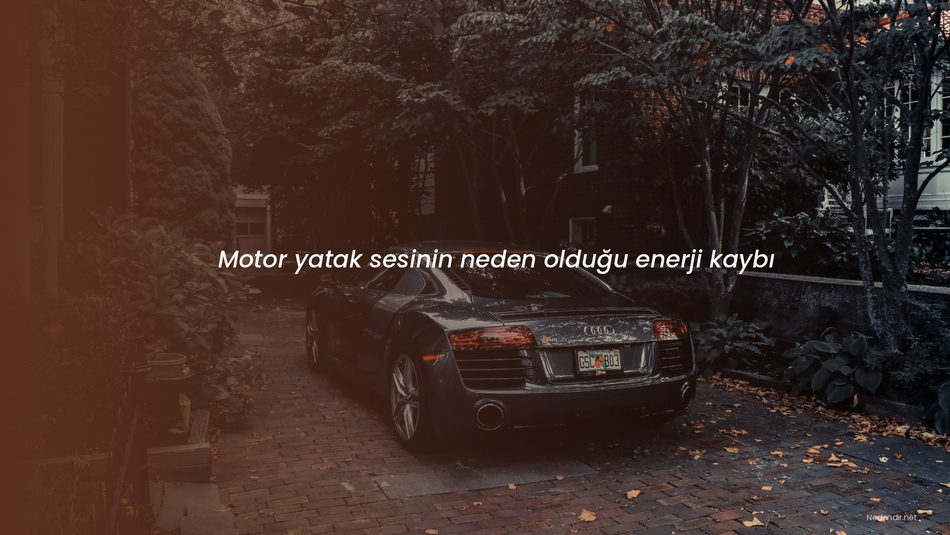 Motor yatak sesinin neden olduğu enerji kaybı
