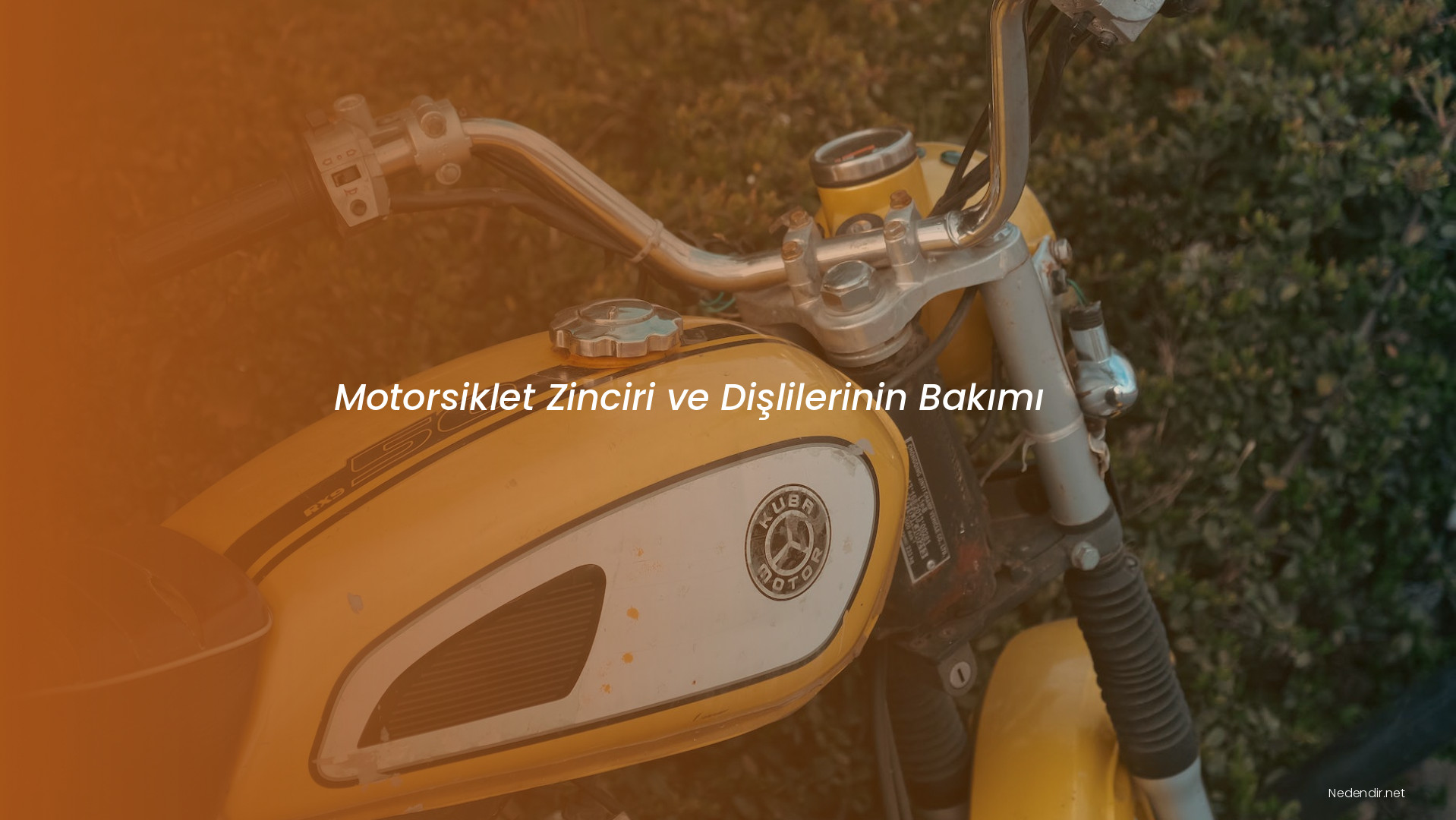 Motorsiklet Zinciri ve Dişlilerinin Bakımı Motorsiklet Zinciri ve Dişlilerinin Bakımı