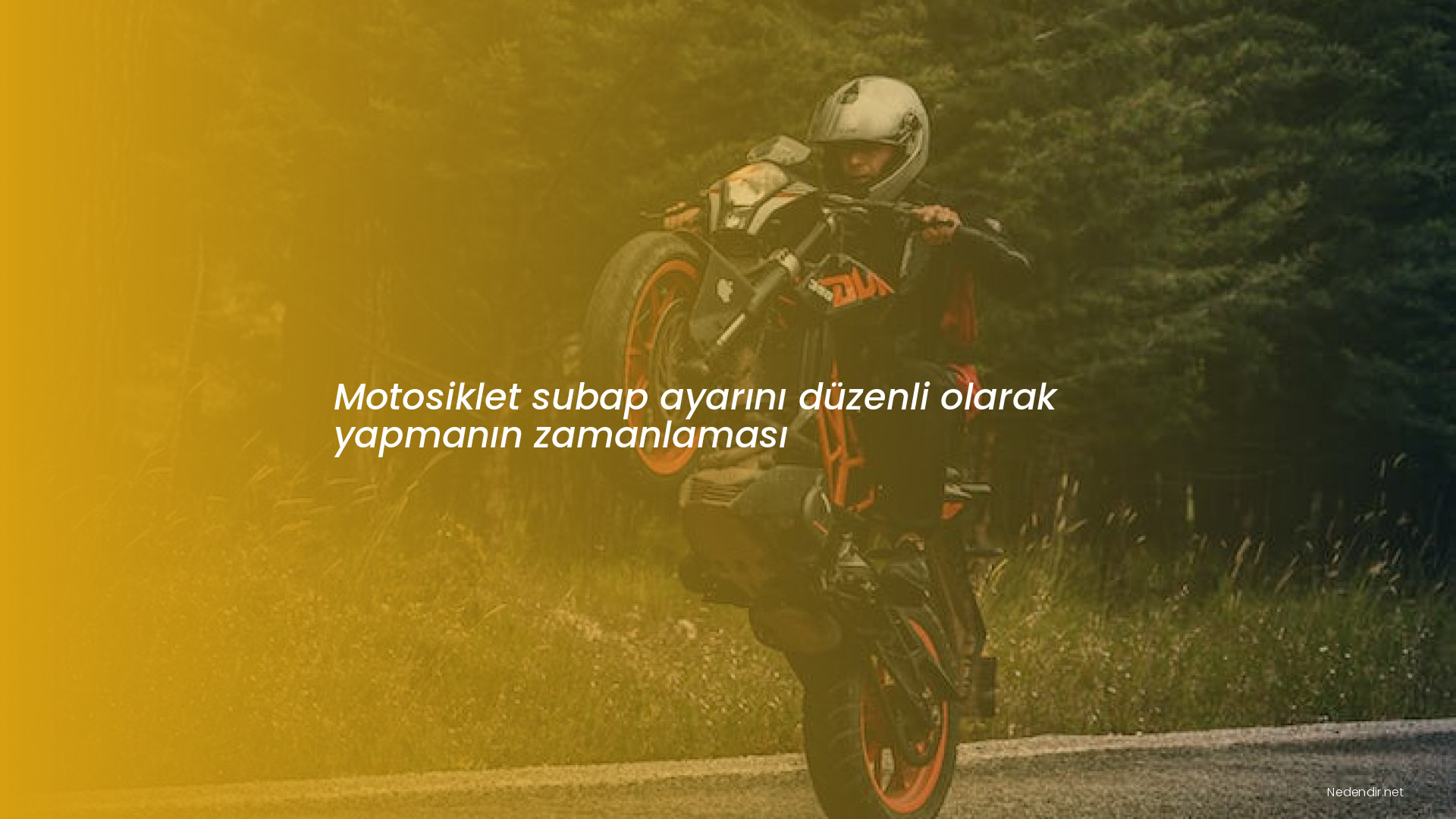 Motosiklet subap ayarını düzenli olarak yapmanın zamanlaması Motosiklet subap ayarını düzenli olarak yapmanın zamanlaması