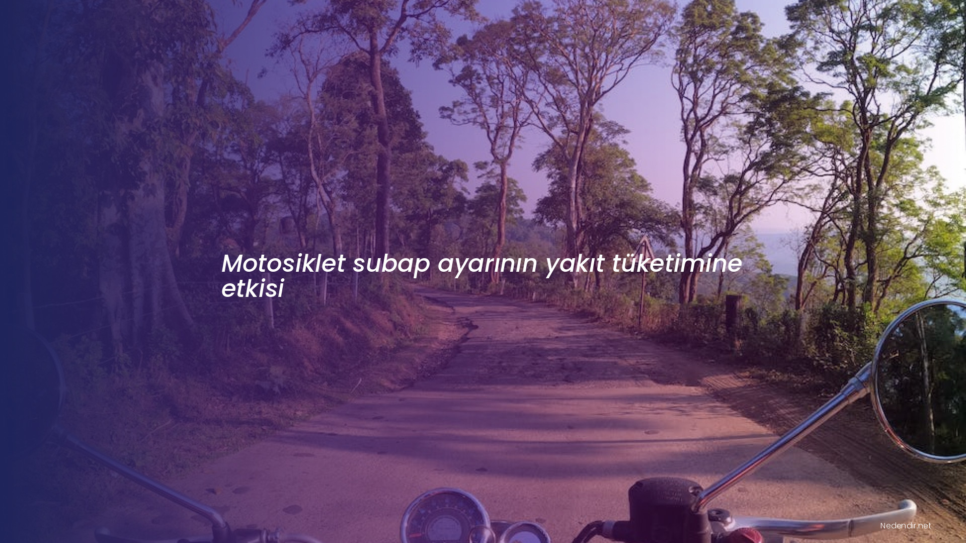 Motosiklet subap ayarının yakıt tüketimine etkisi Motosiklet subap ayarının yakıt tüketimine etkisi