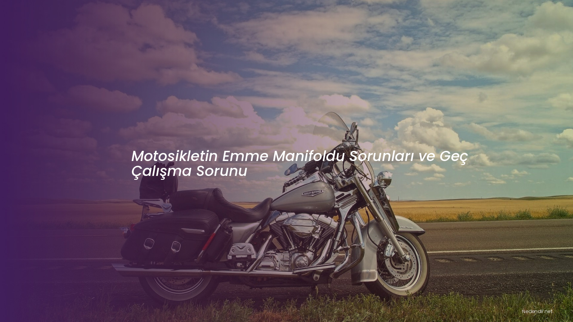 Motosikletin Emme Manifoldu Sorunları ve Geç Çalışma Sorunu