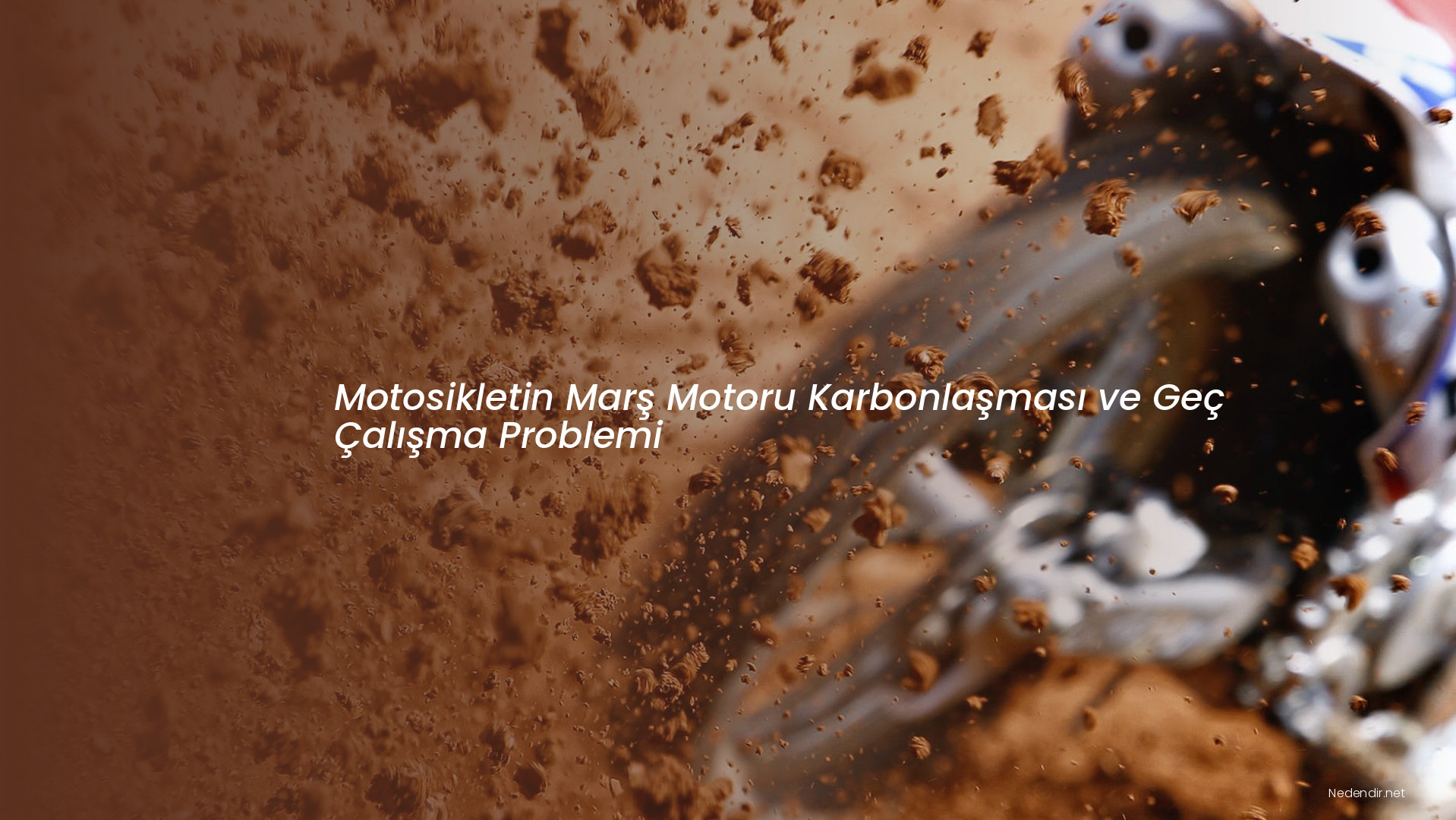 Motosikletin Marş Motoru Karbonlaşması ve Geç Çalışma Problemi