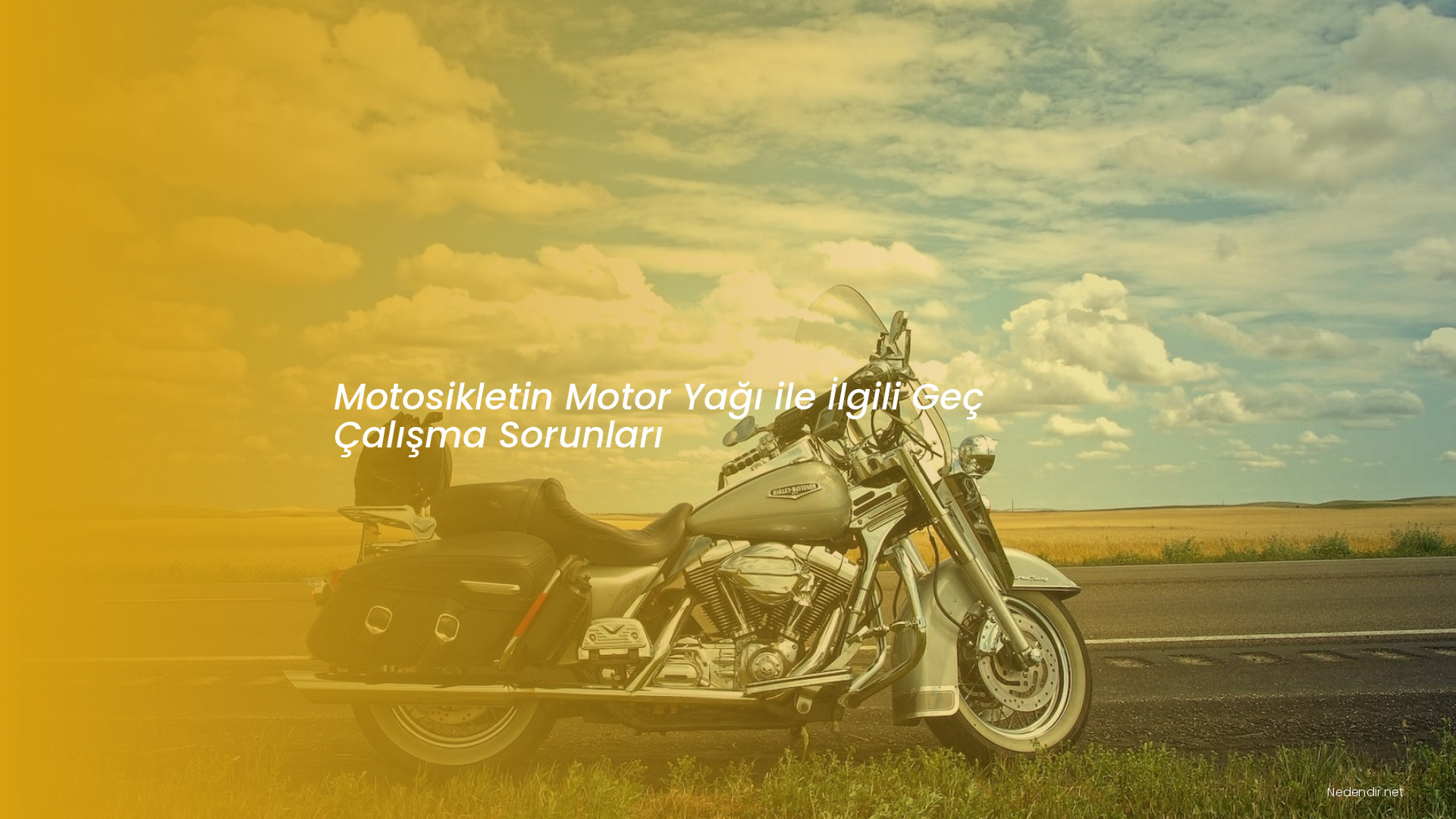 Motosikletin Motor Yağı ile İlgili Geç Çalışma Sorunları