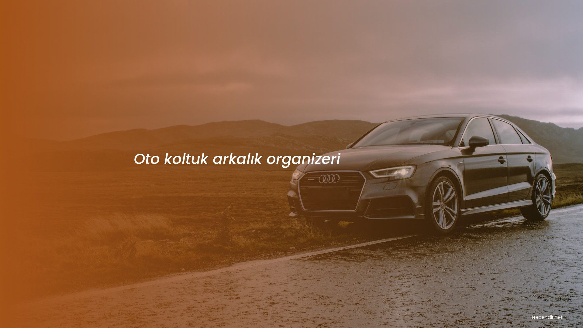 Oto koltuk arkalık organizeri