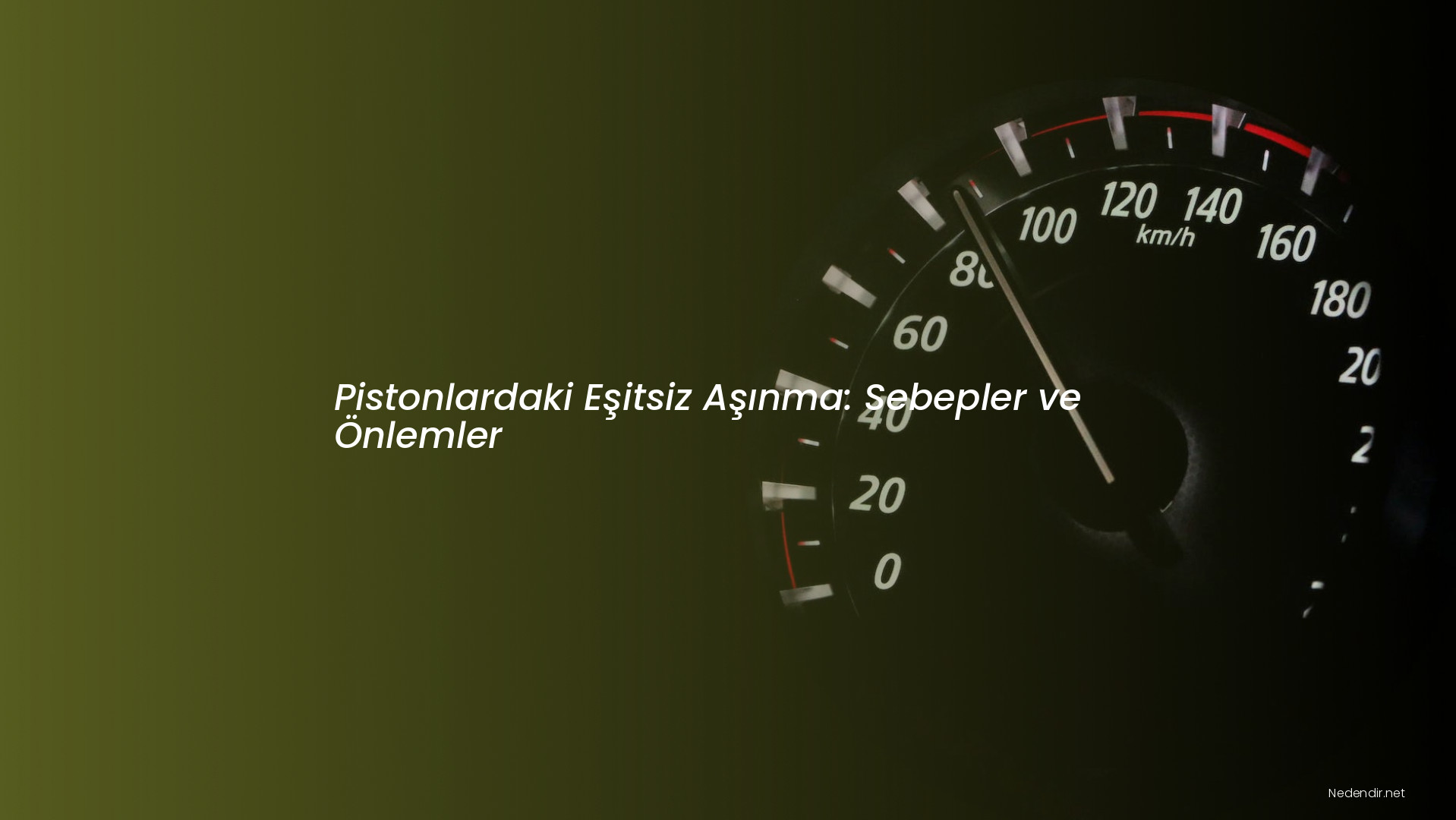 Pistonlardaki Eşitsiz Aşınma: Sebepler ve Önlemler
