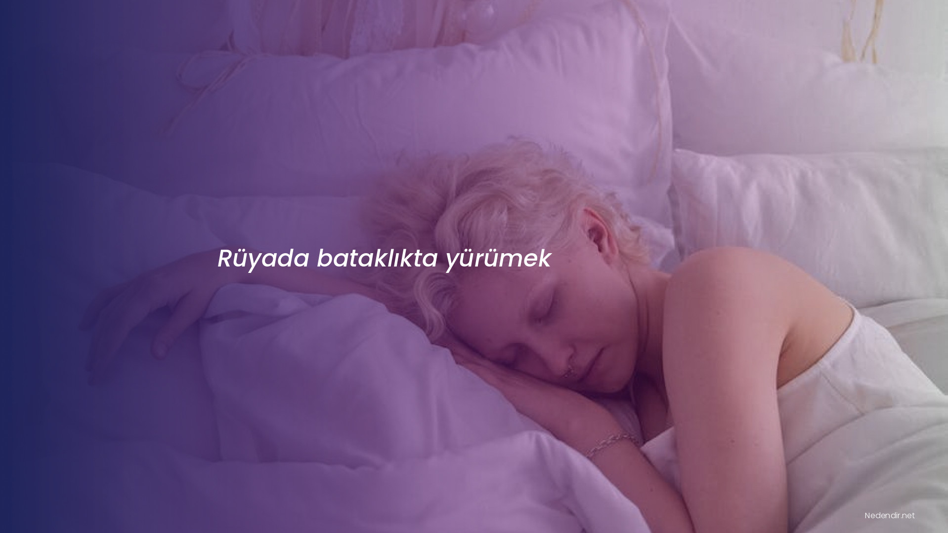 Rüyada bataklıkta yürümek