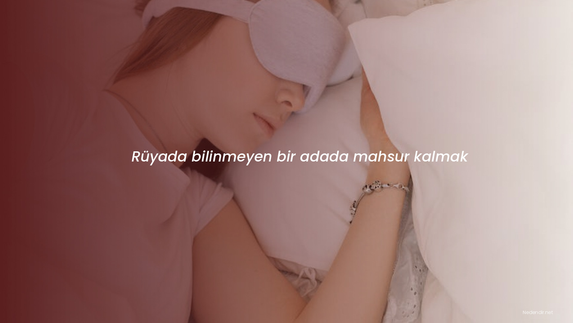 Rüyada bilinmeyen bir adada mahsur kalmak