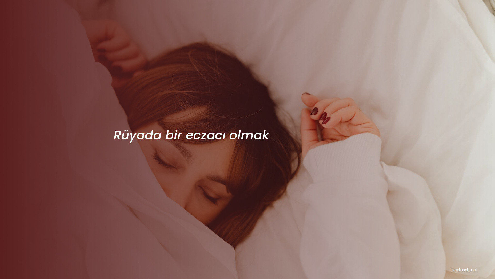 Rüyada bir eczacı olmak Rüyada bir eczacı olmak