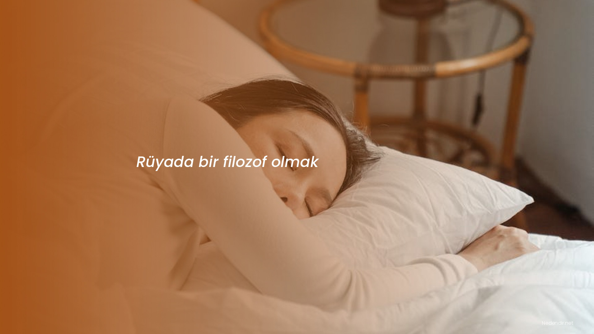 Rüyada bir filozof olmak