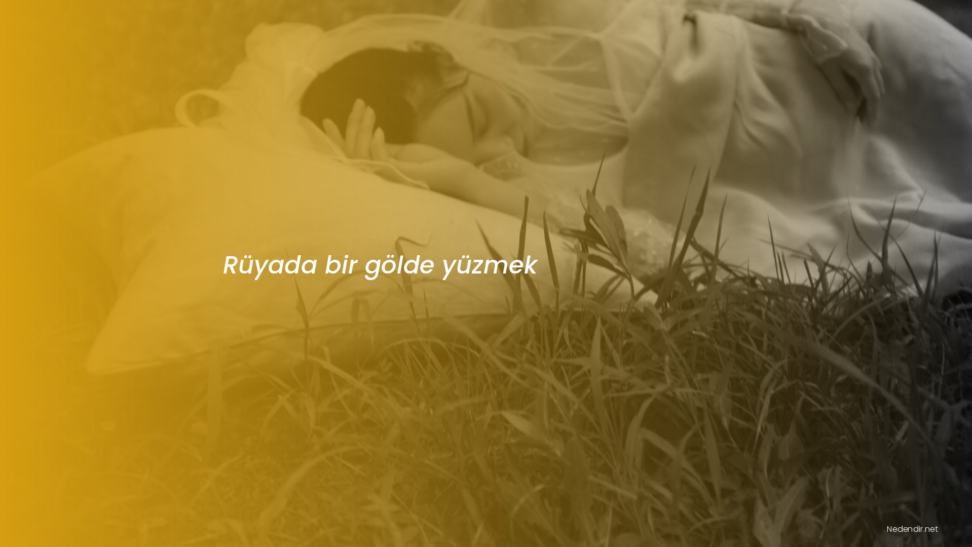 Rüyada bir gölde yüzmek