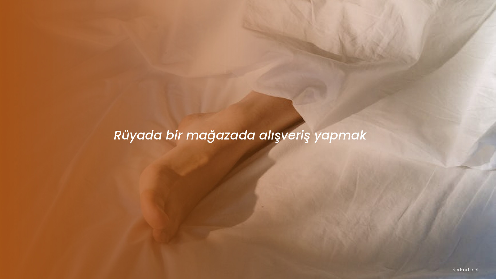 Rüyada bir mağazada alışveriş yapmak