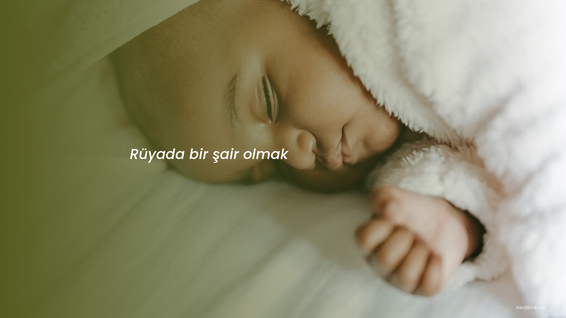 Rüyada bir şair olmak