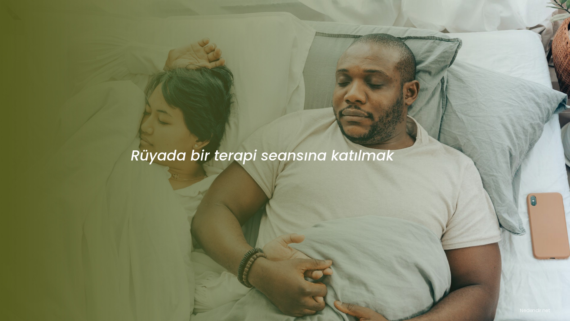 Rüyada bir terapi seansına katılmak