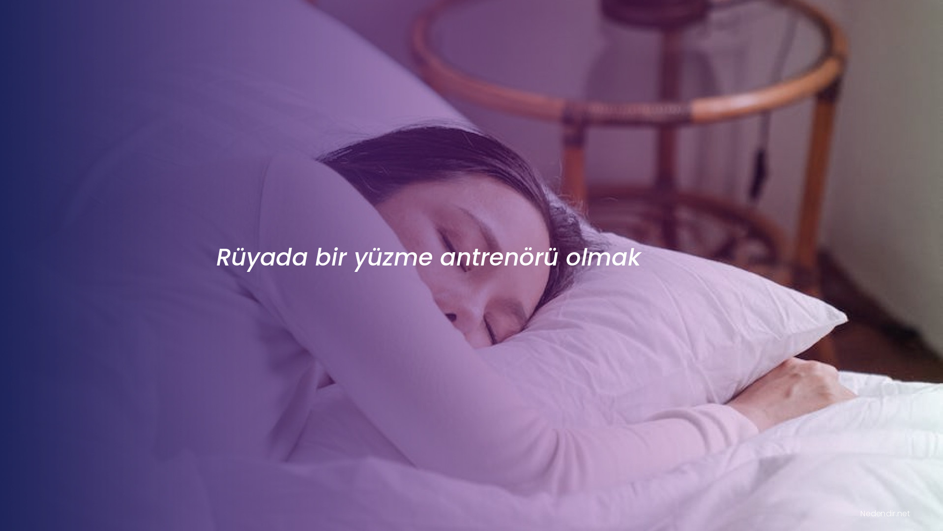 Rüyada bir yüzme antrenörü olmak