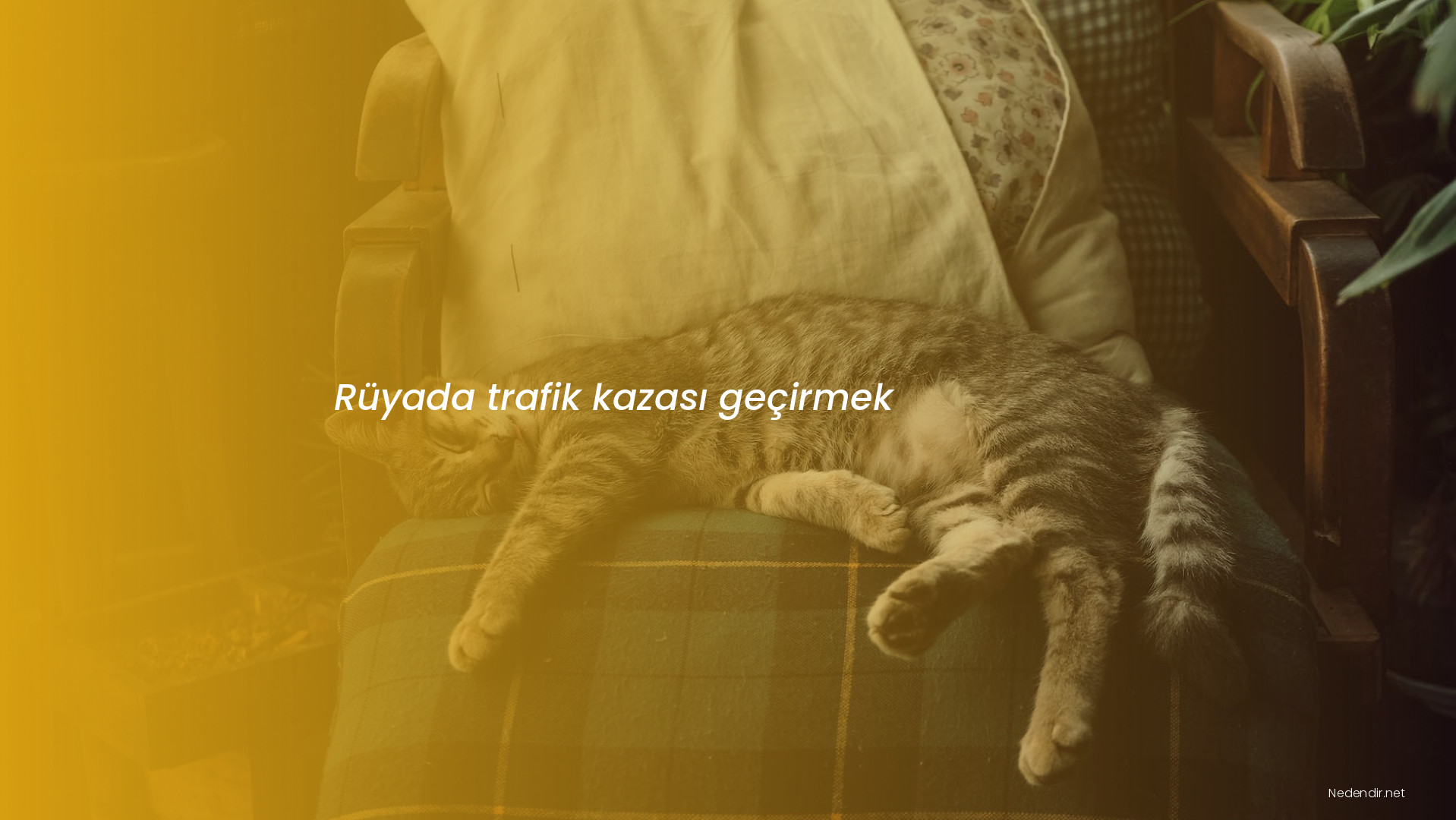 Rüyada trafik kazası geçirmek