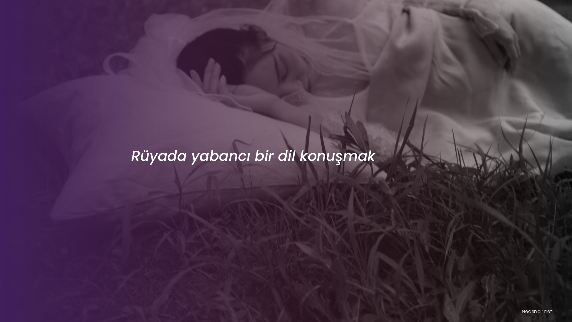 Rüyada yabancı bir dil konuşmak