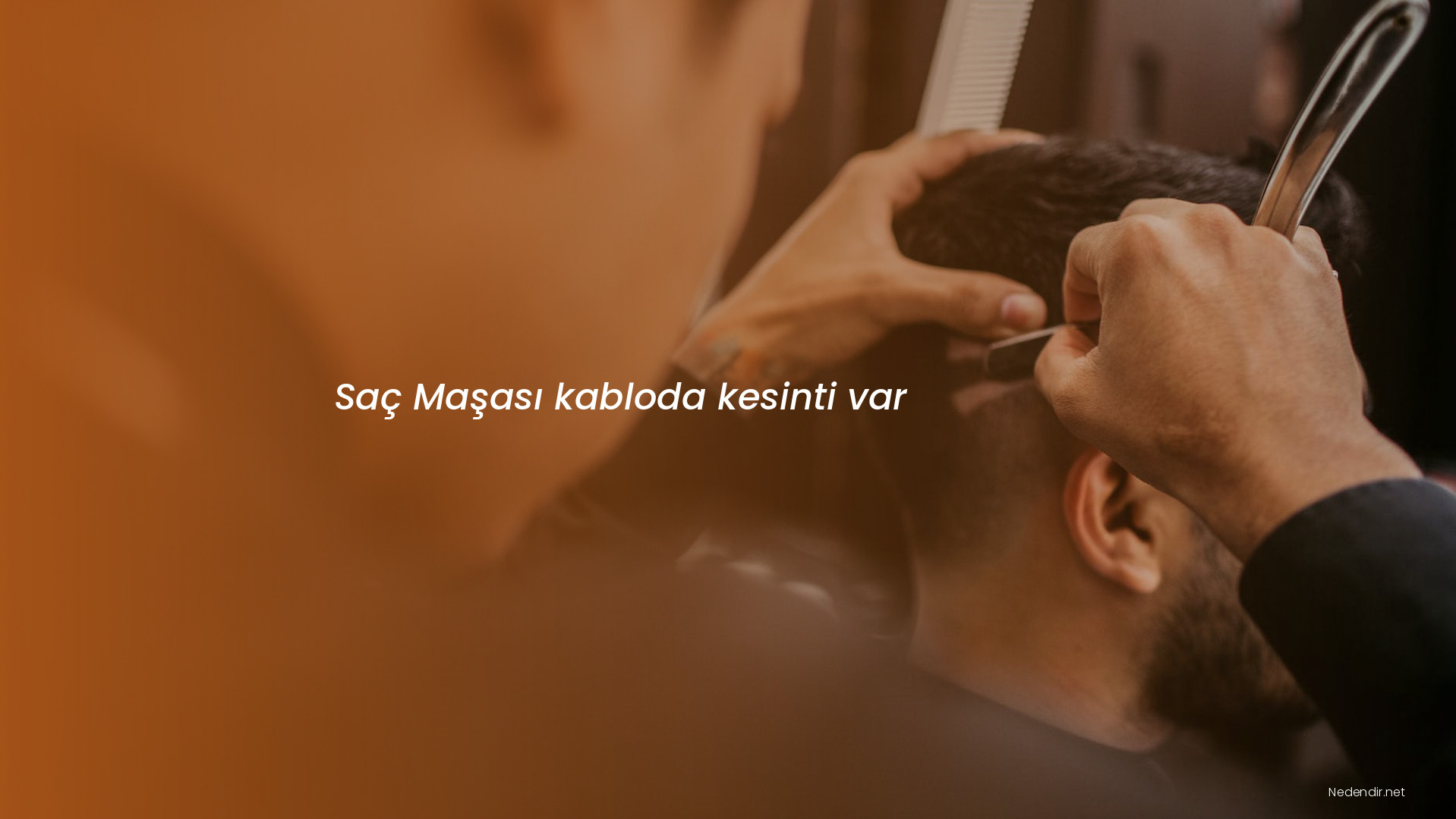 Saç Maşası kabloda kesinti var