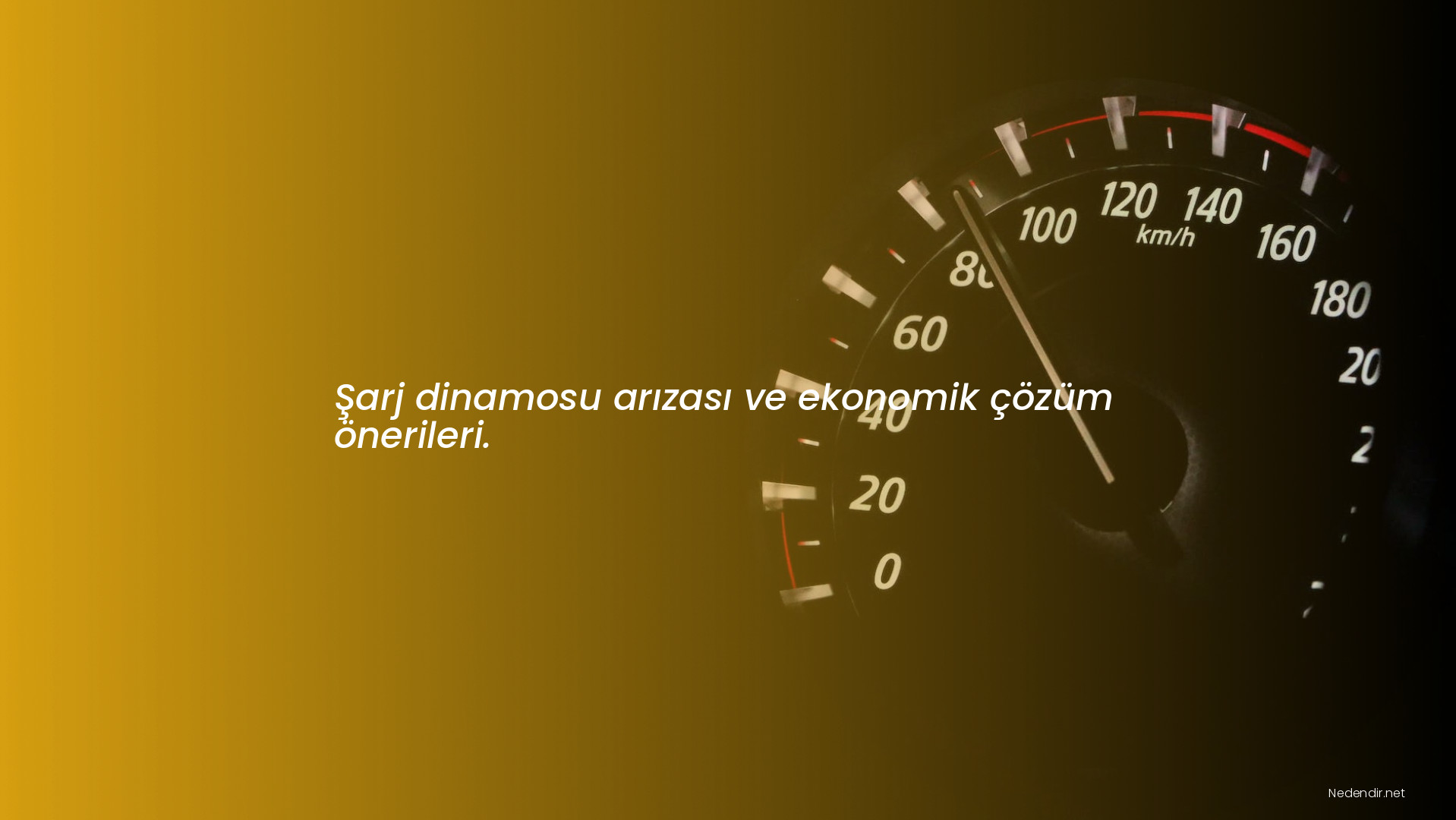 Şarj dinamosu arızası ve ekonomik çözüm önerileri. Şarj dinamosu arızası ve ekonomik çözüm önerileri.
