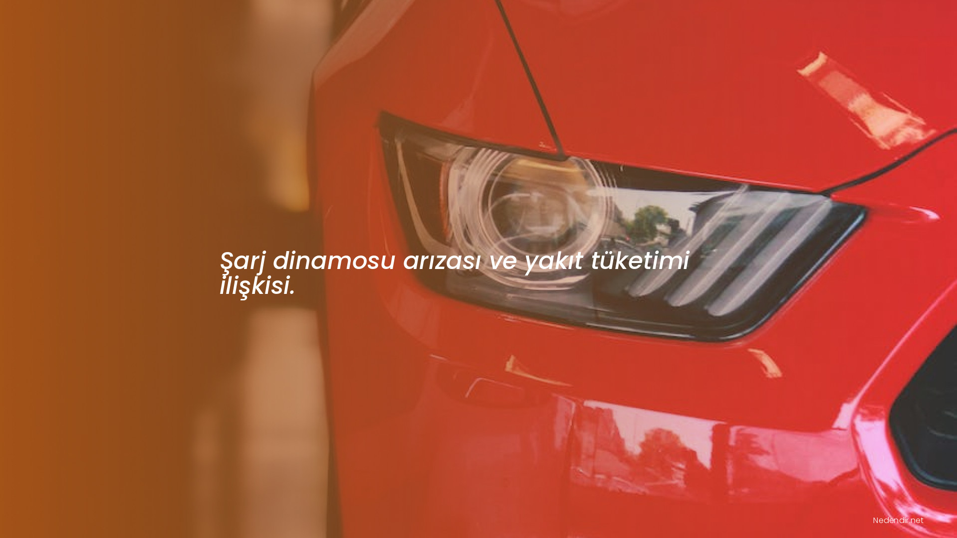 Şarj dinamosu arızası ve yakıt tüketimi ilişkisi.