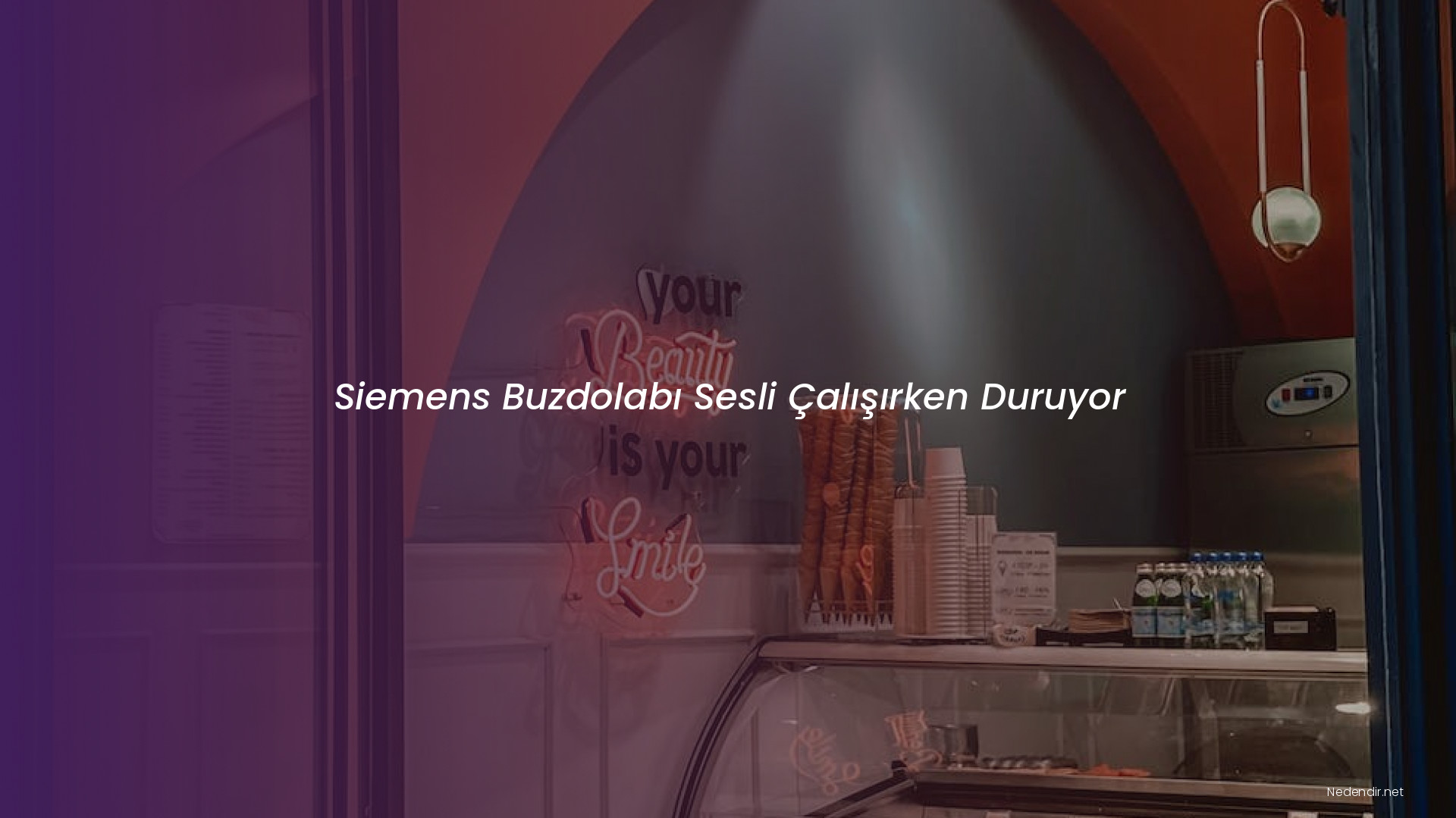 Siemens Buzdolabı Sesli Çalışırken Duruyor