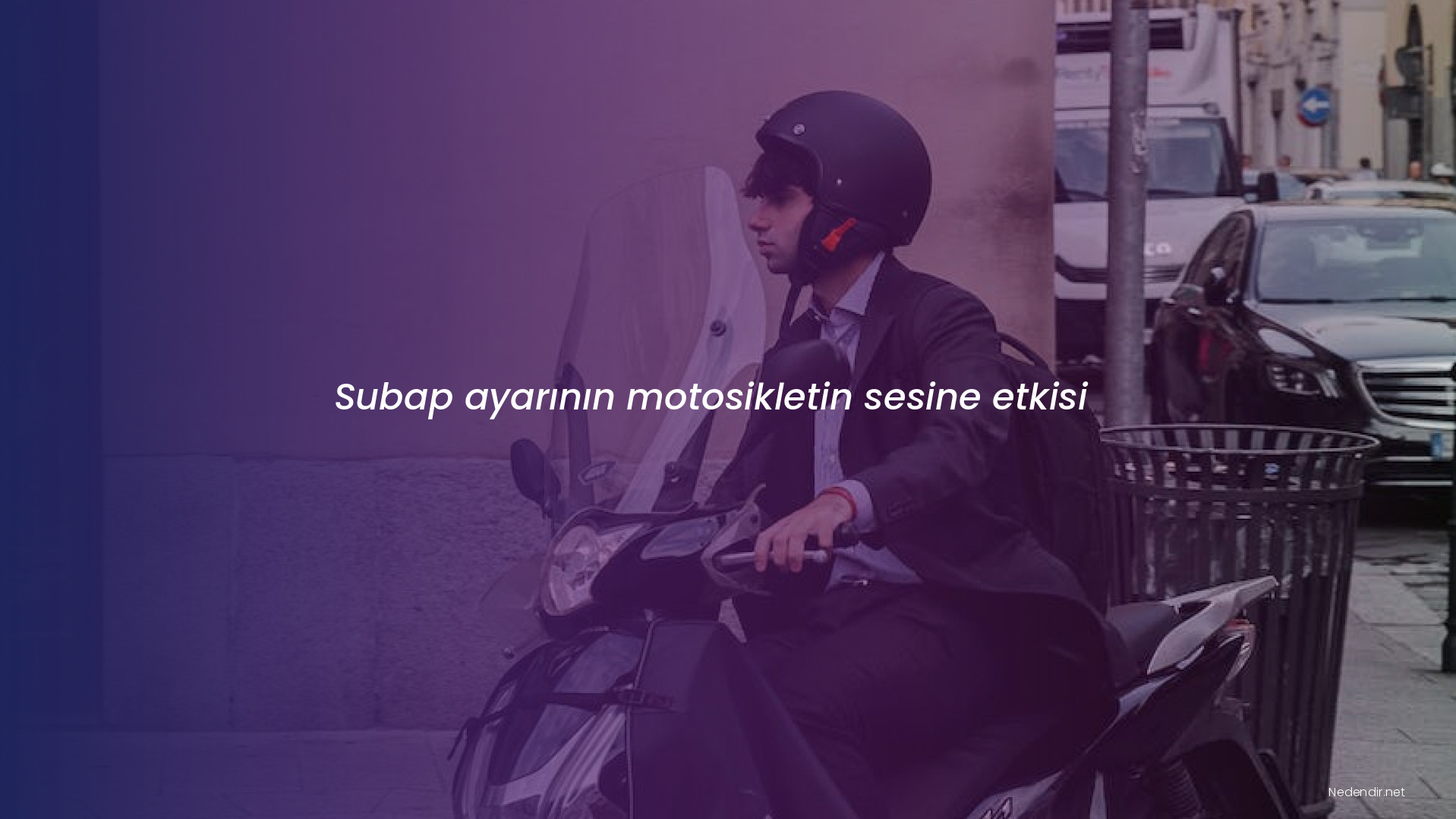 Subap ayarının motosikletin sesine etkisi Subap ayarının motosikletin sesine etkisi
