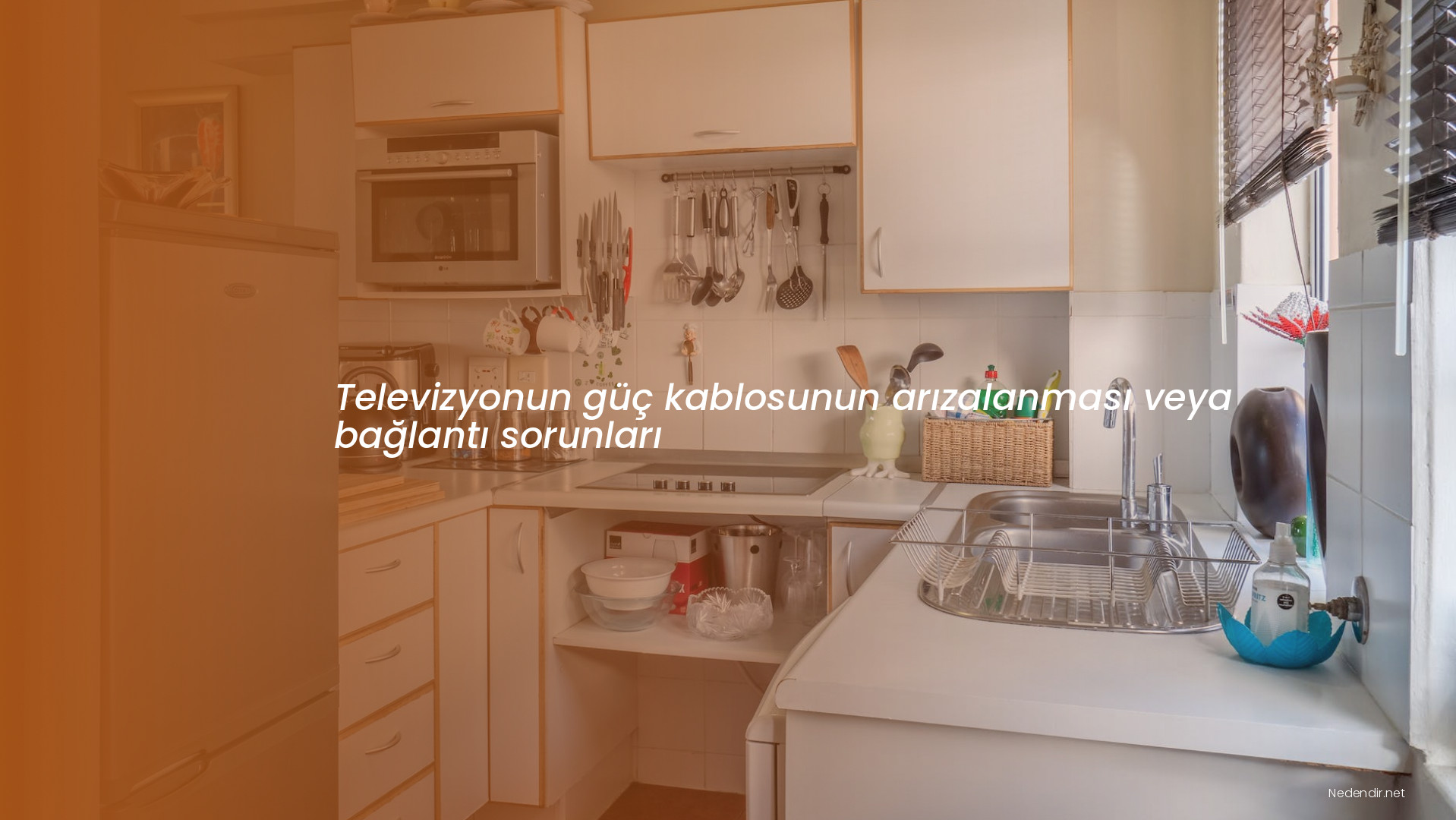 Televizyonun güç kablosunun arızalanması veya bağlantı sorunları