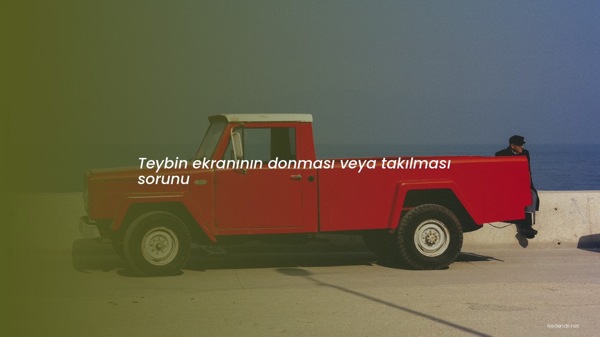 Teybin ekranının donması veya takılması sorunu