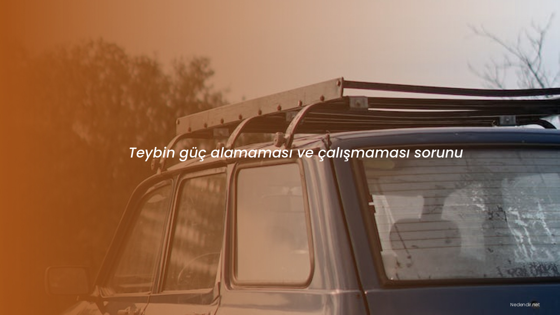 Teybin güç alamaması ve çalışmaması sorunu