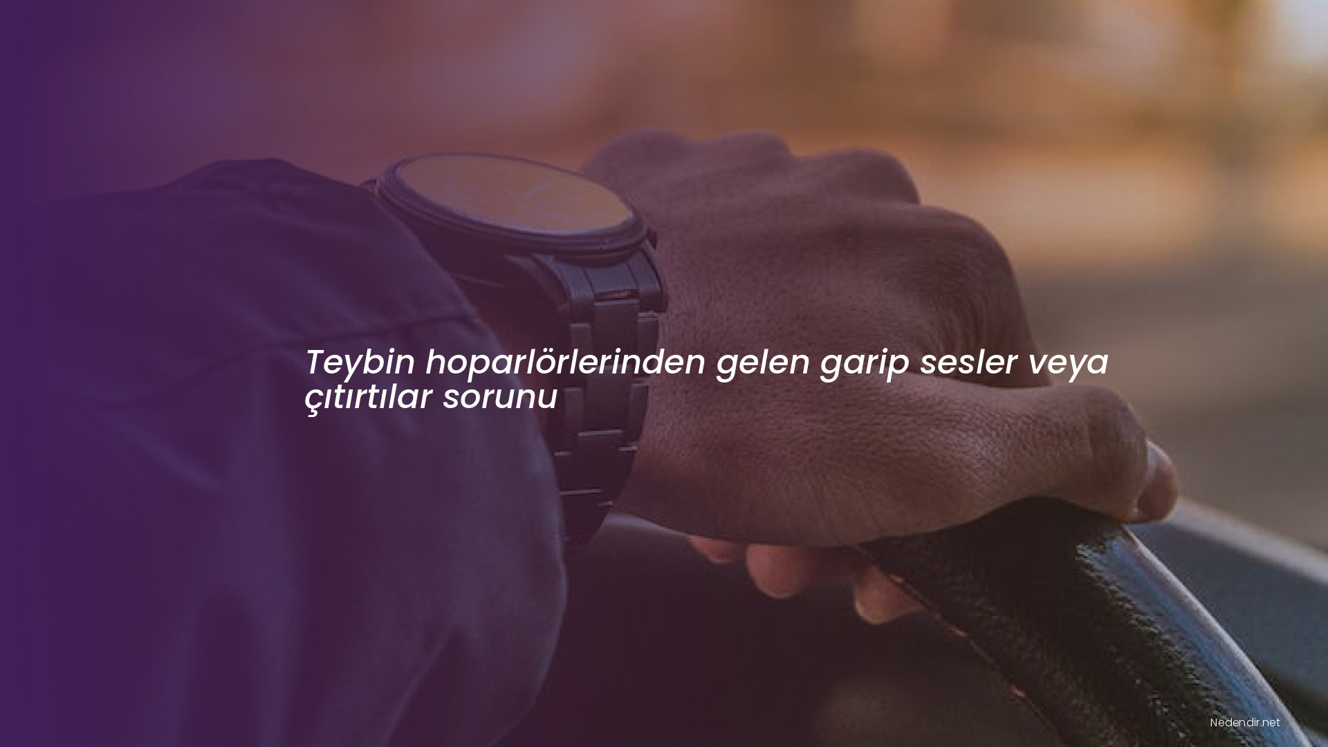 Teybin hoparlörlerinden gelen garip sesler veya çıtırtılar sorunu