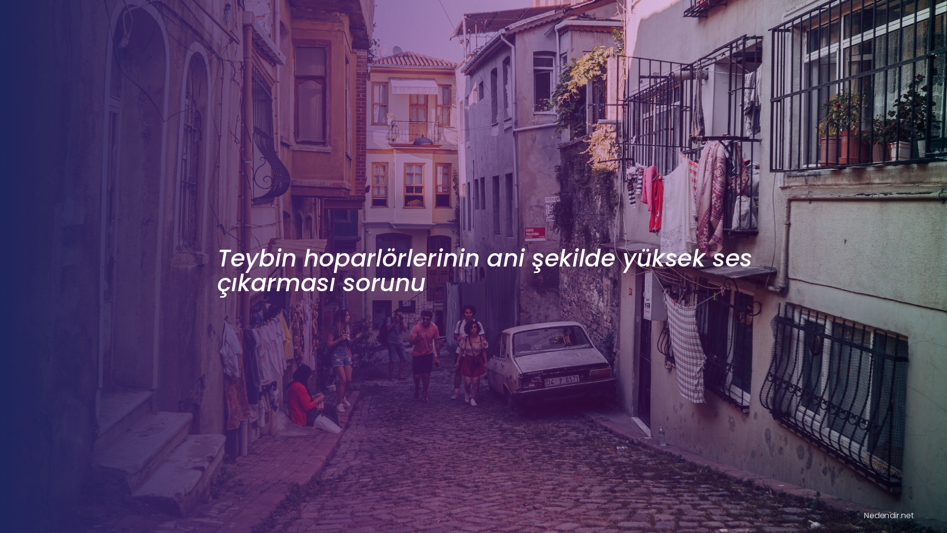 Teybin hoparlörlerinin ani şekilde yüksek ses çıkarması sorunu