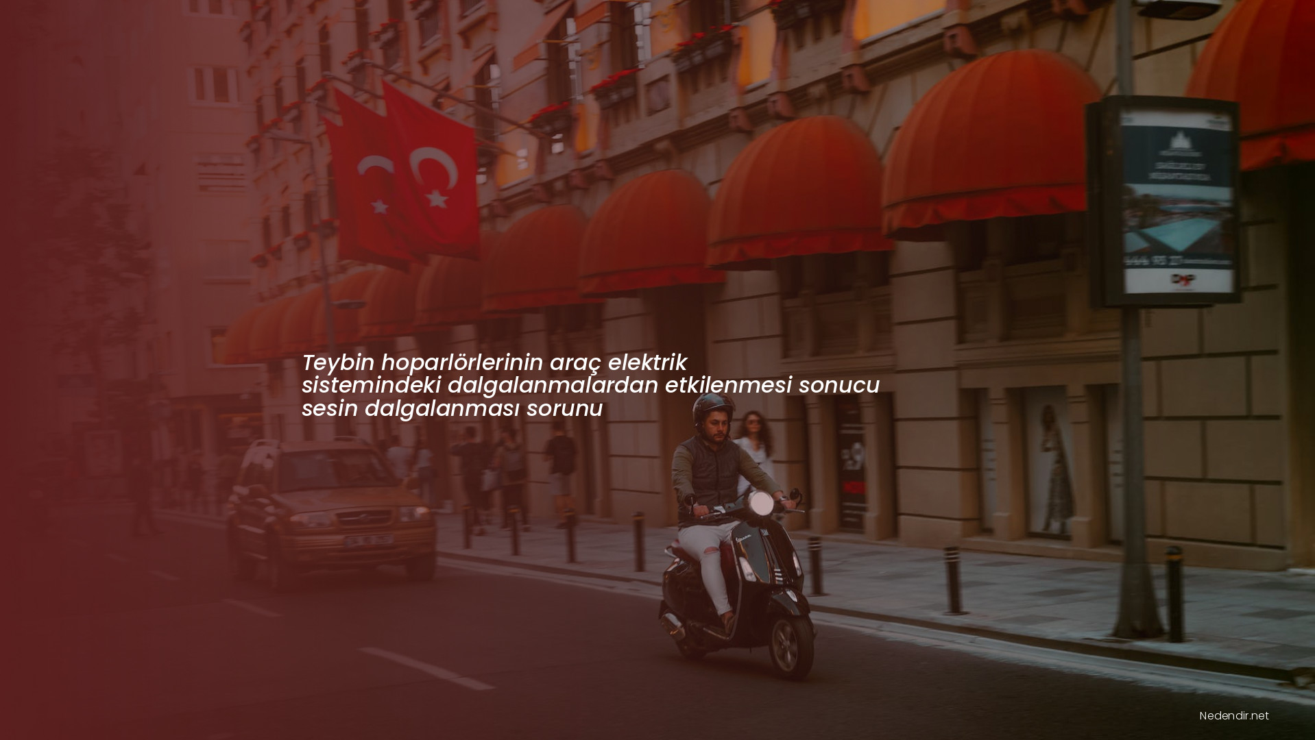 Teybin hoparlörlerinin araç elektrik sistemindeki dalgalanmalardan etkilenmesi sonucu sesin dalgalanması sorunu