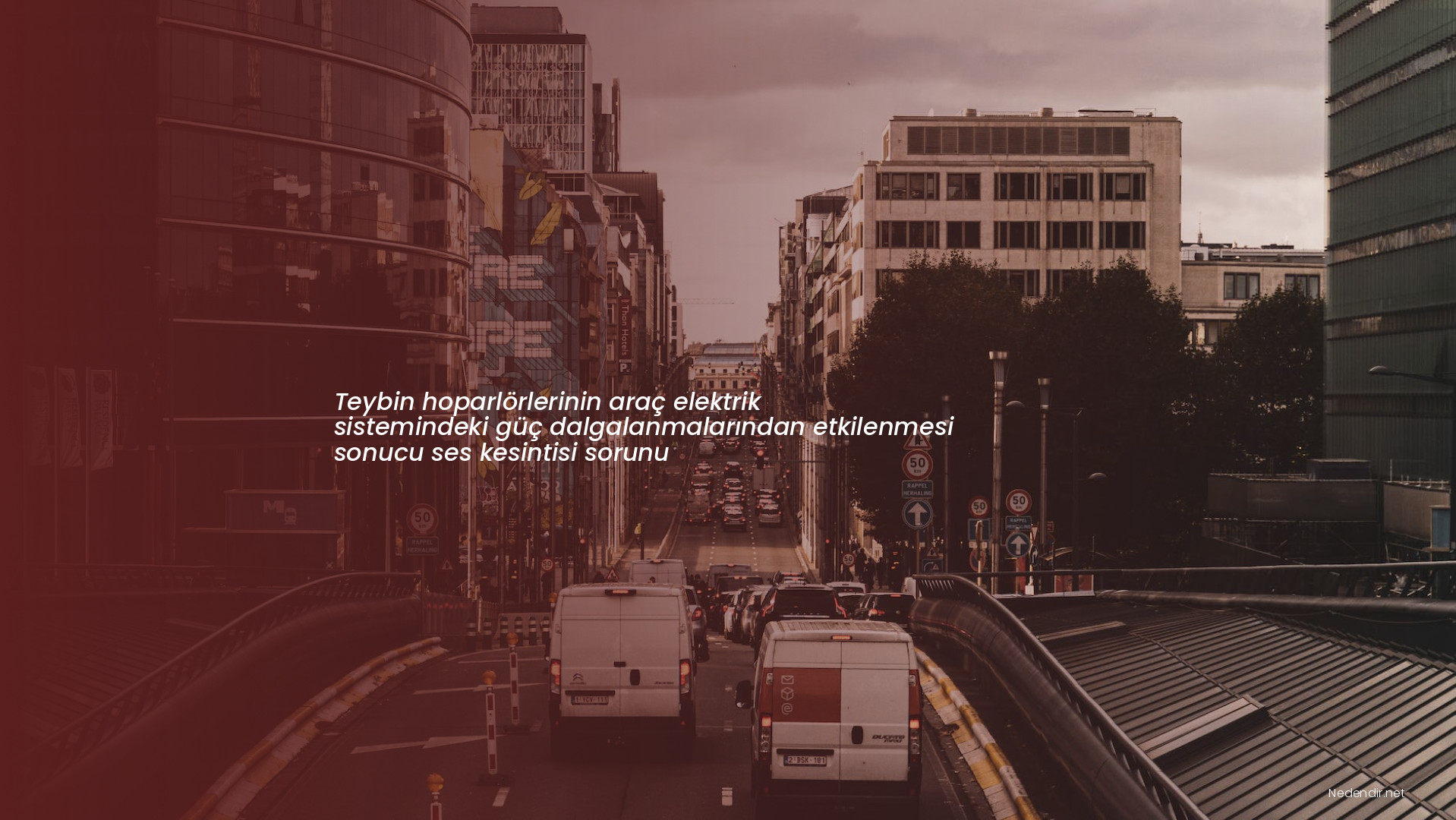 Teybin hoparlörlerinin araç elektrik sistemindeki güç dalgalanmalarından etkilenmesi sonucu ses kesintisi sorunu