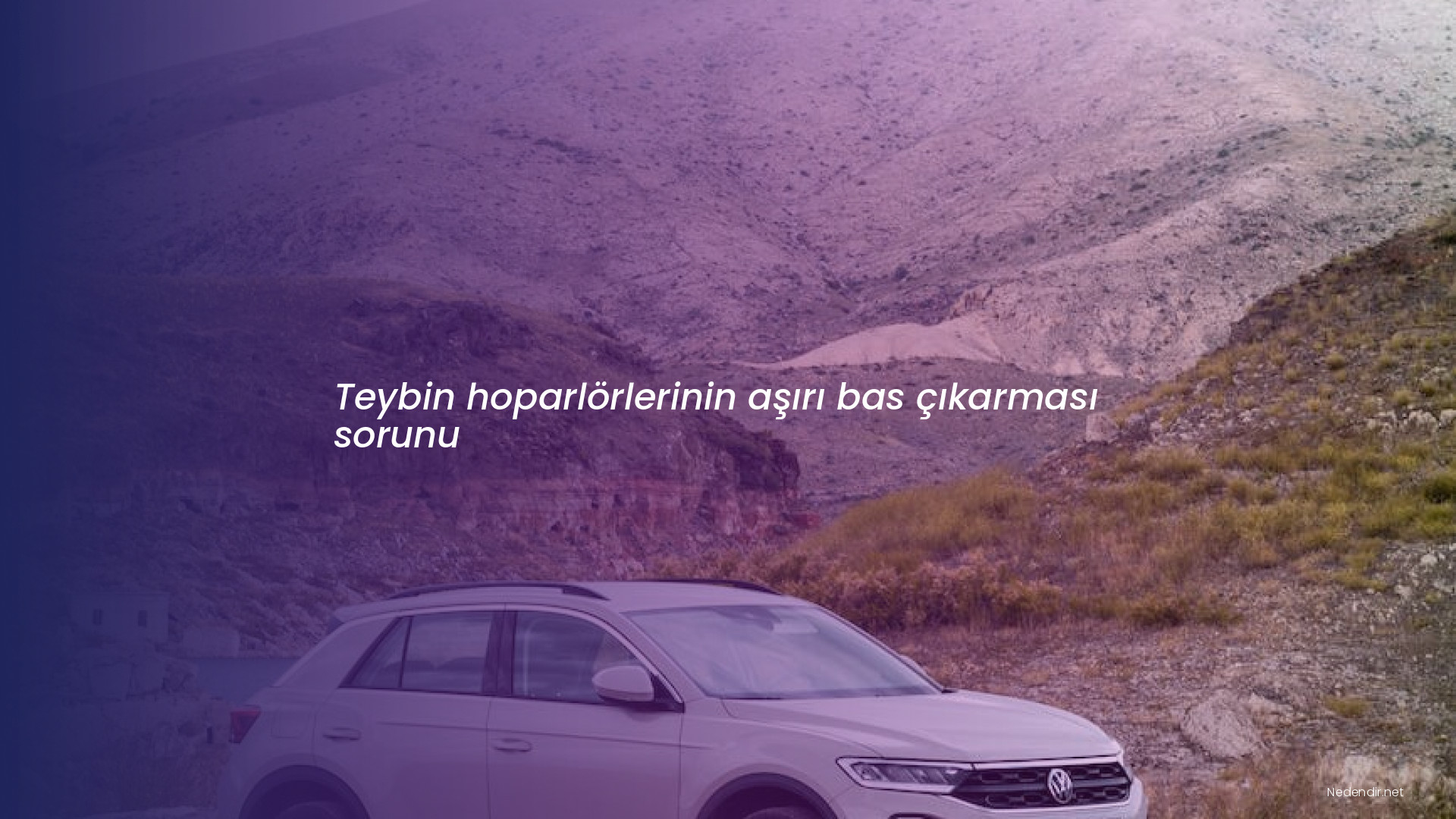 Teybin hoparlörlerinin aşırı bas çıkarması sorunu