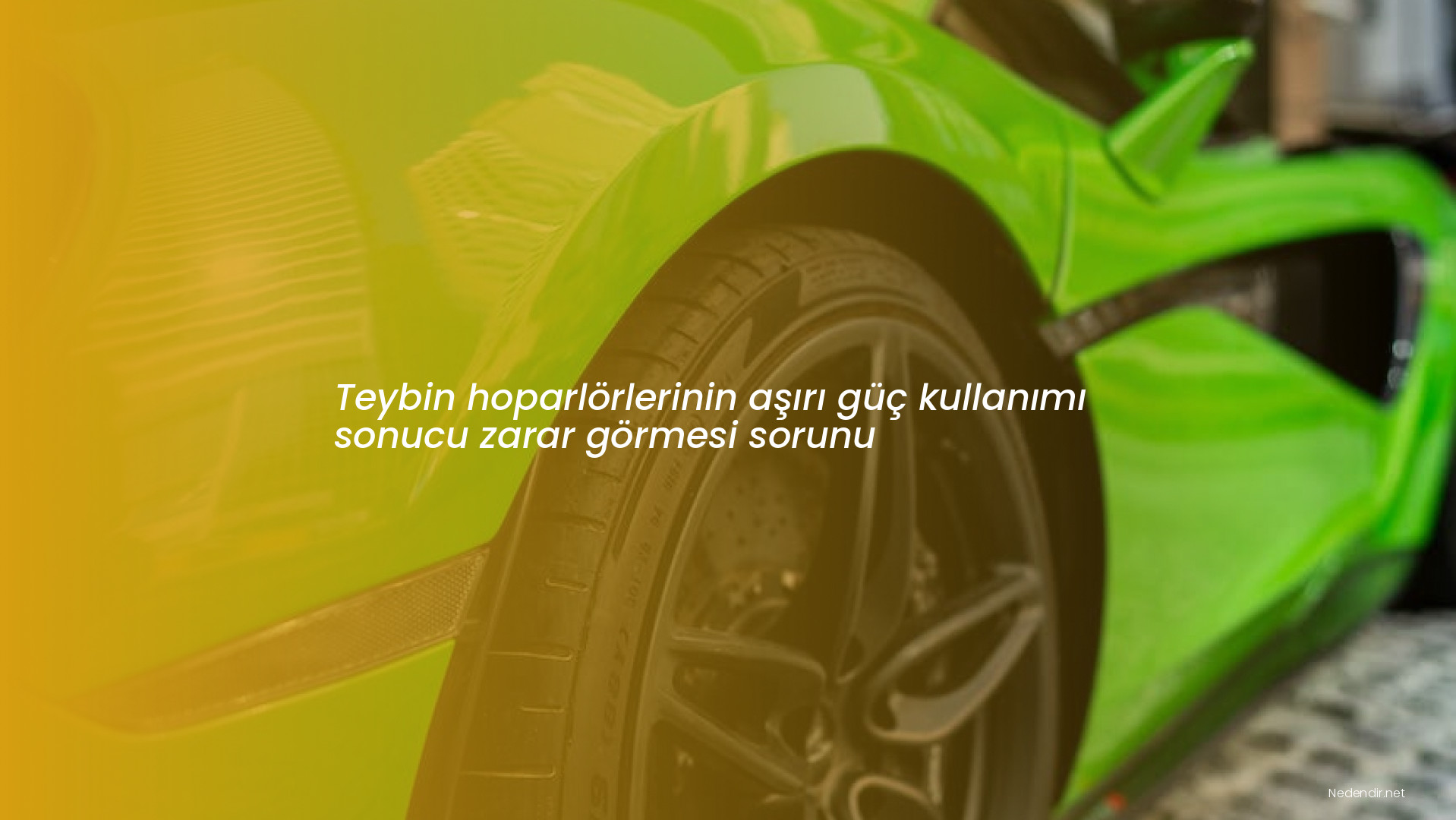 Teybin hoparlörlerinin aşırı güç kullanımı sonucu zarar görmesi sorunu